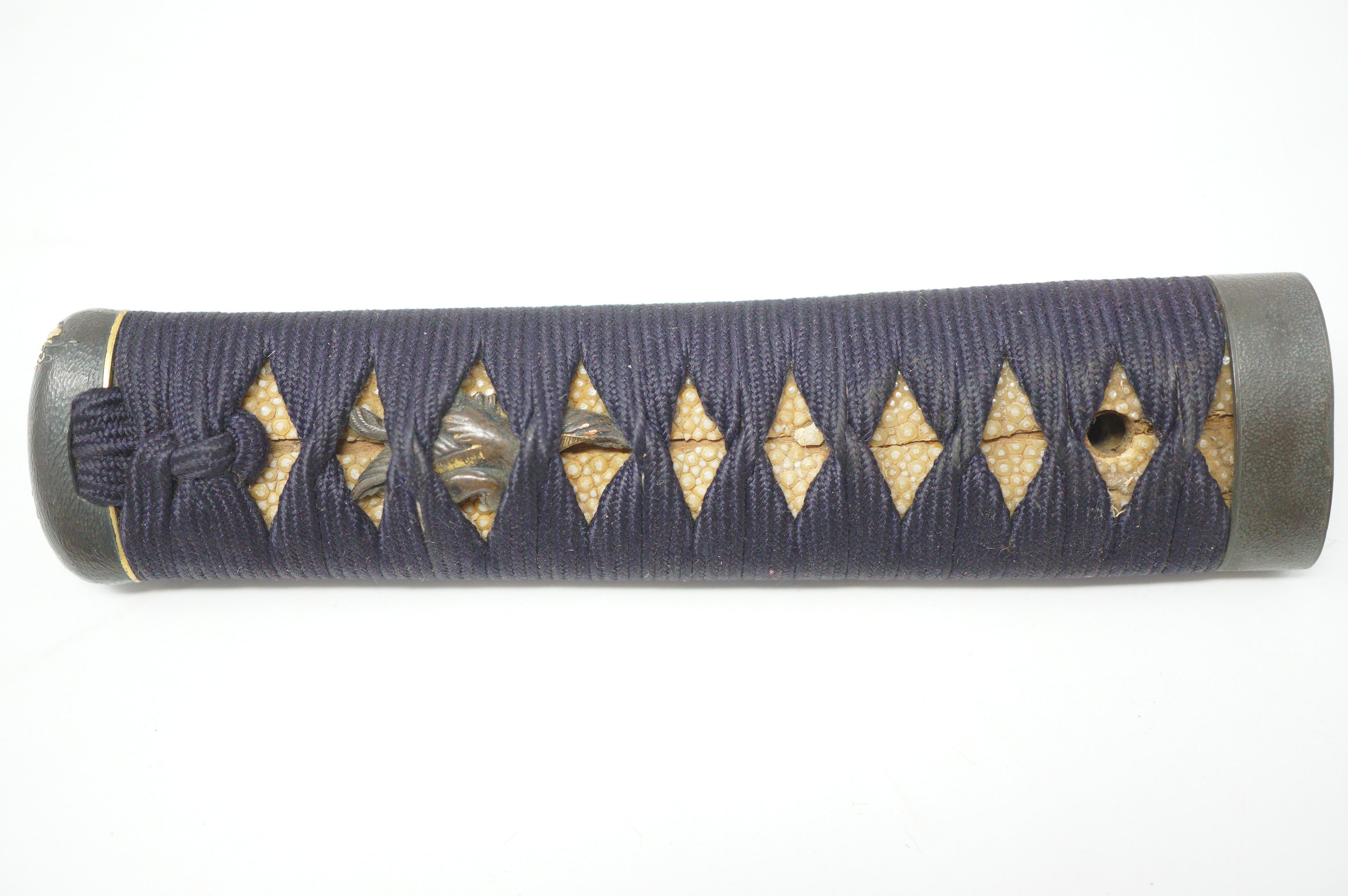 Japanese Edo Wakizashi Sword with wooden Blade & Gold Lacquered Elements 0921D3