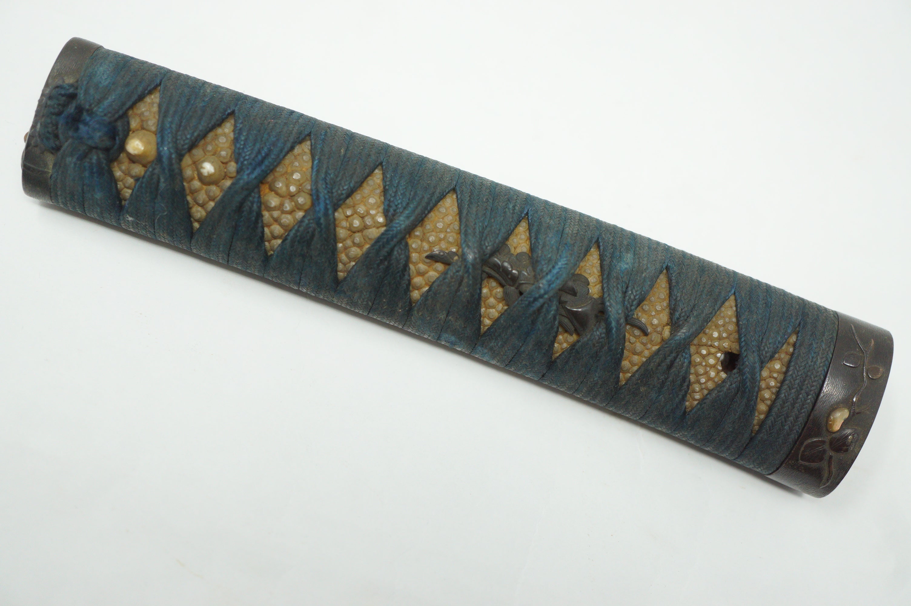 Antiker Wakizashi-Kurzschwertgriff Antikes Original Tsuka aus Japan 0416F3
