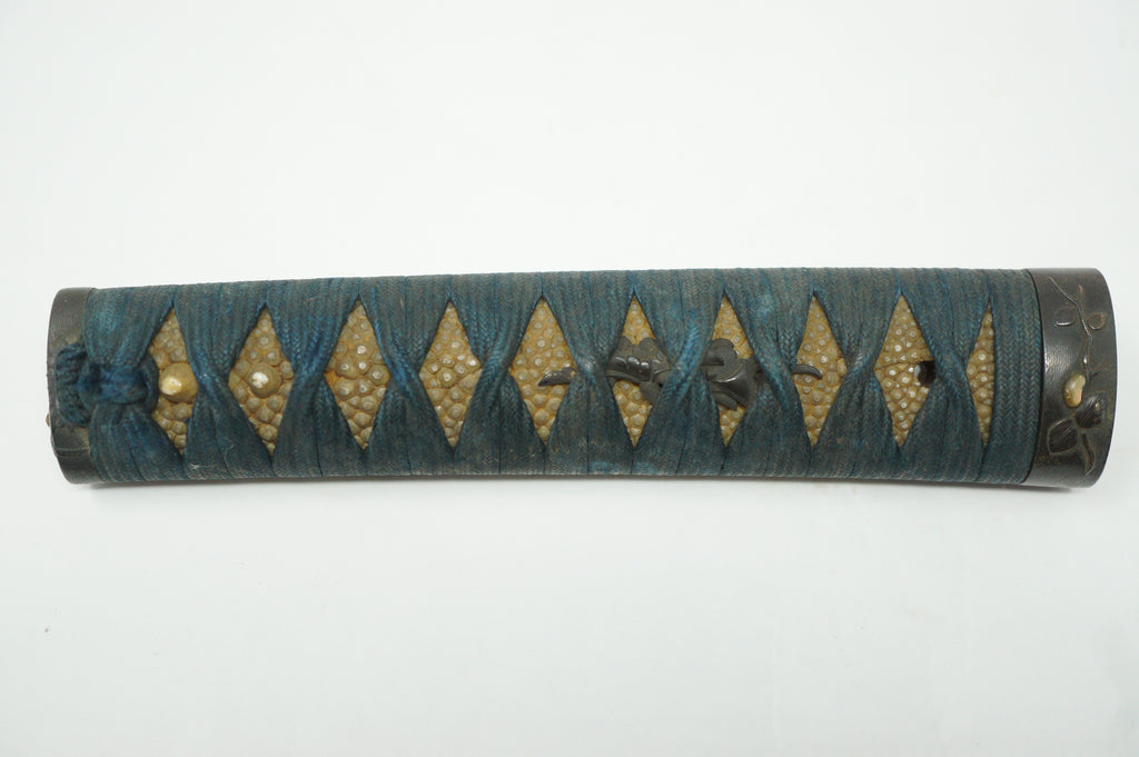 Antiker Wakizashi-Kurzschwertgriff Antikes Original Tsuka aus Japan 0416F3