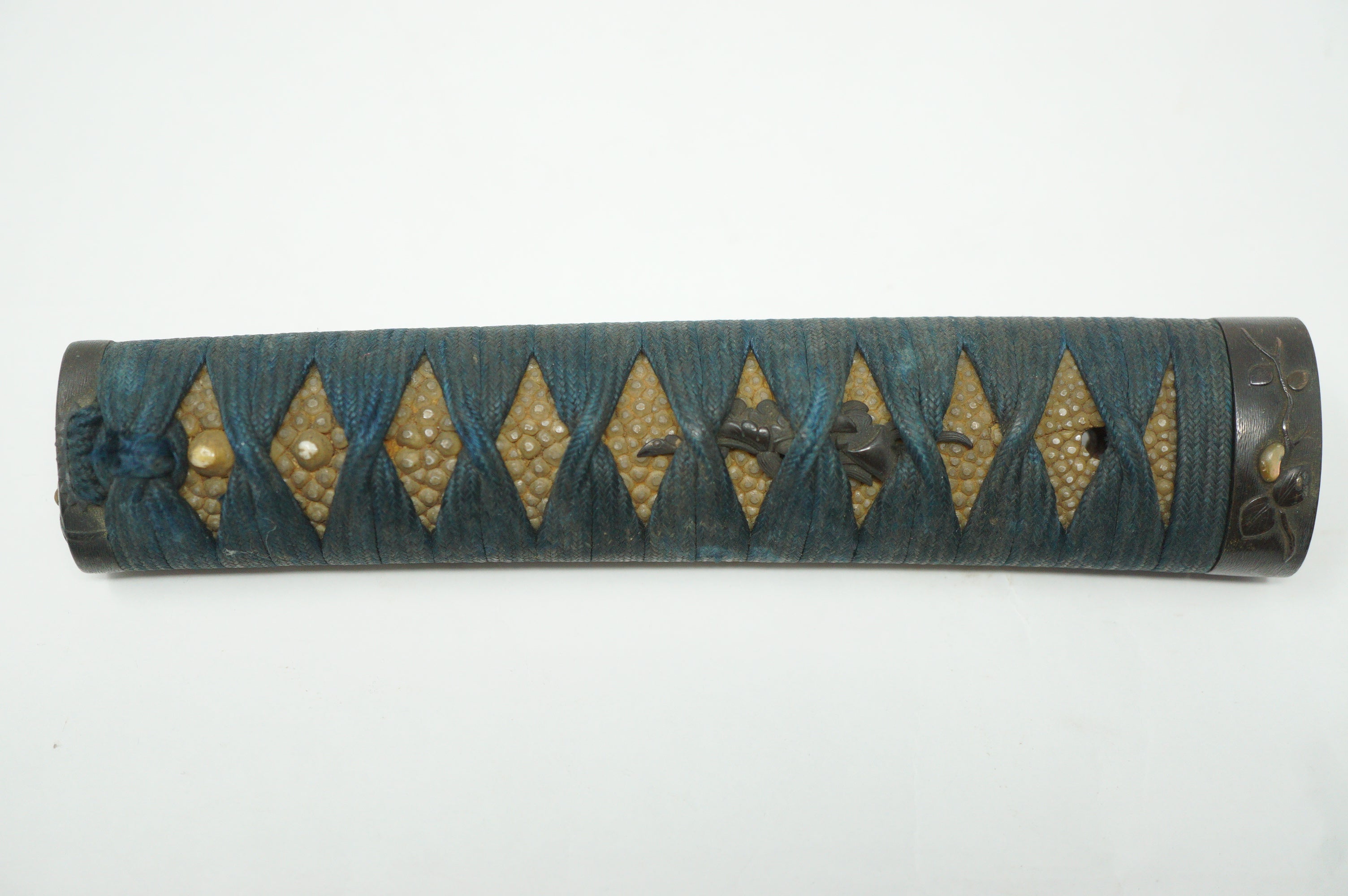 Antiker Wakizashi-Kurzschwertgriff Antikes Original Tsuka aus Japan 0416F3