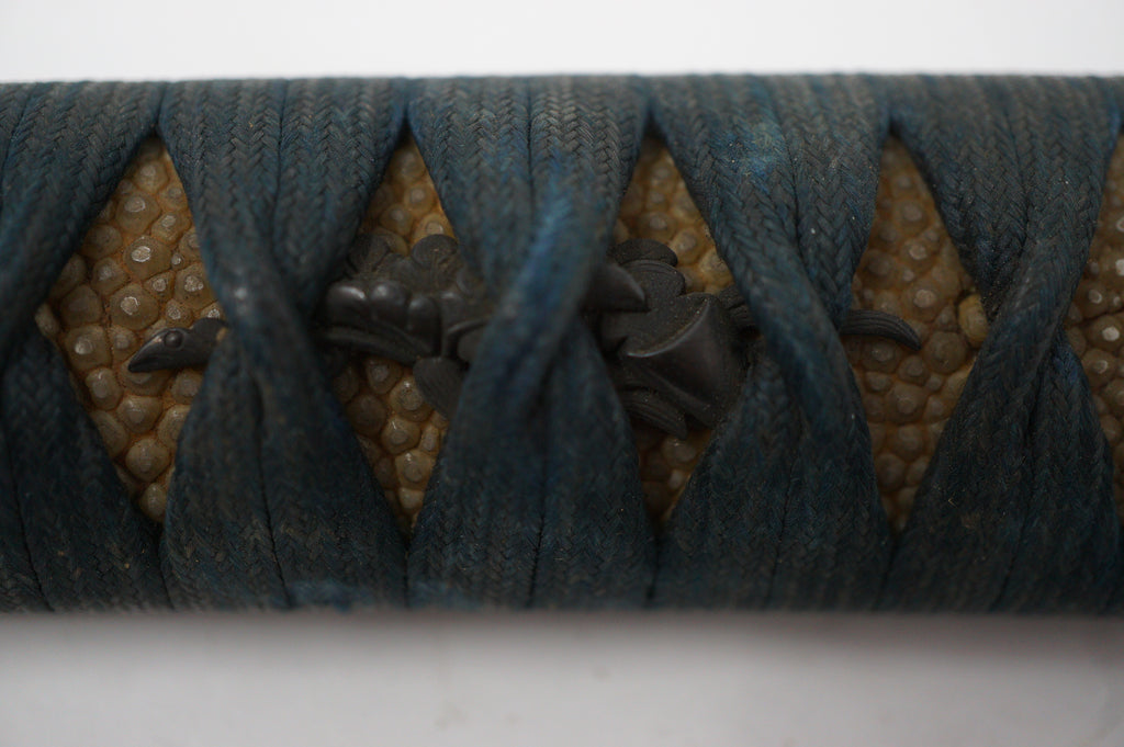 Antiker Wakizashi-Kurzschwertgriff Antikes Original Tsuka aus Japan 0416F3
