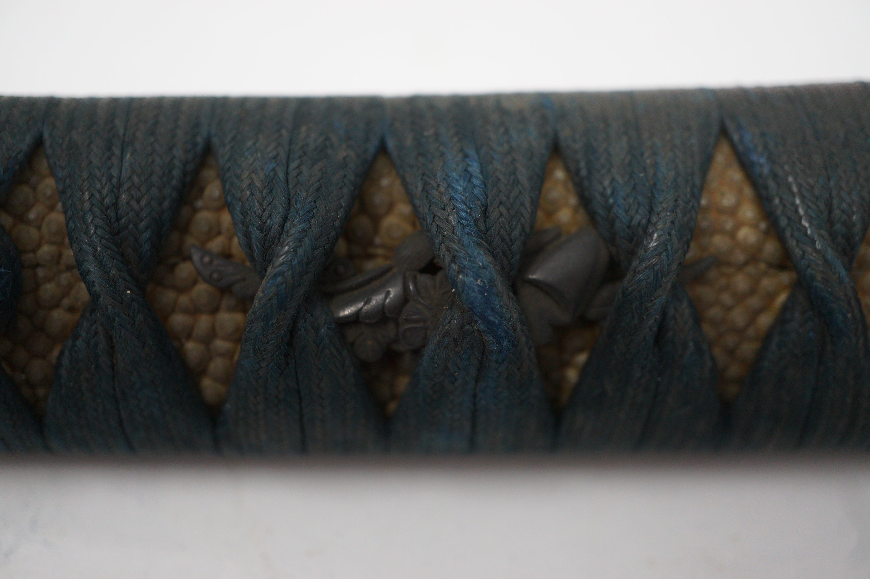 Antiker Wakizashi-Kurzschwertgriff Antikes Original Tsuka aus Japan 0416F3