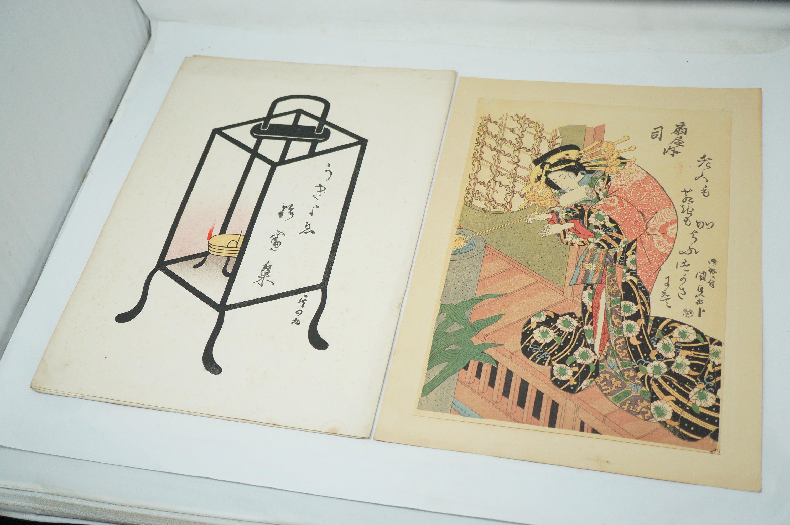 Hochwertiger japanischer Holzschnitt-Nachdruck aus den 1920er-Jahren von Utagawa Kunisada aus Japan 0904E3