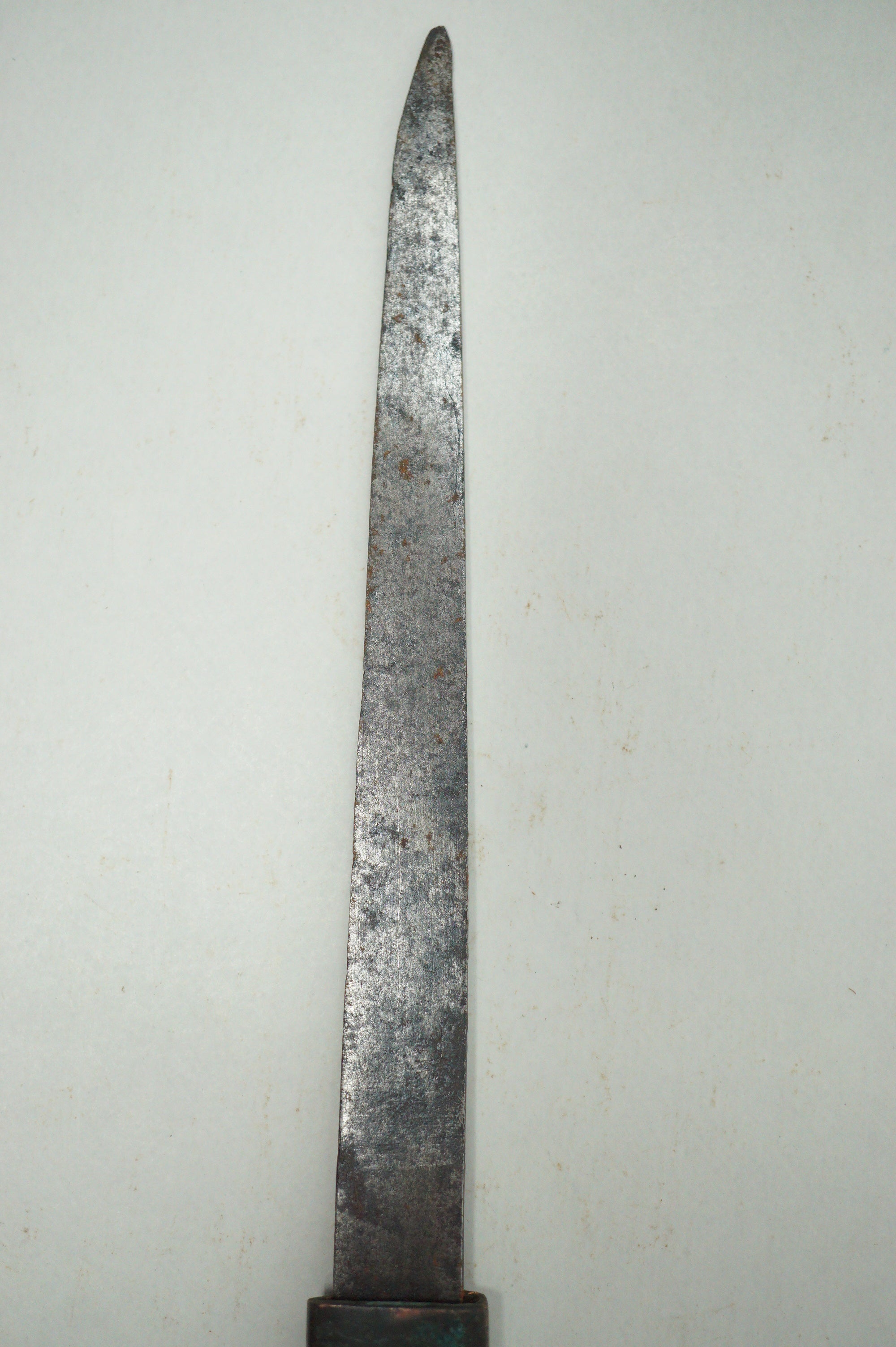 Japanese Kozuka Knife Signed Iron Blade & Horse Design Handle Antique from Japan 1226F3