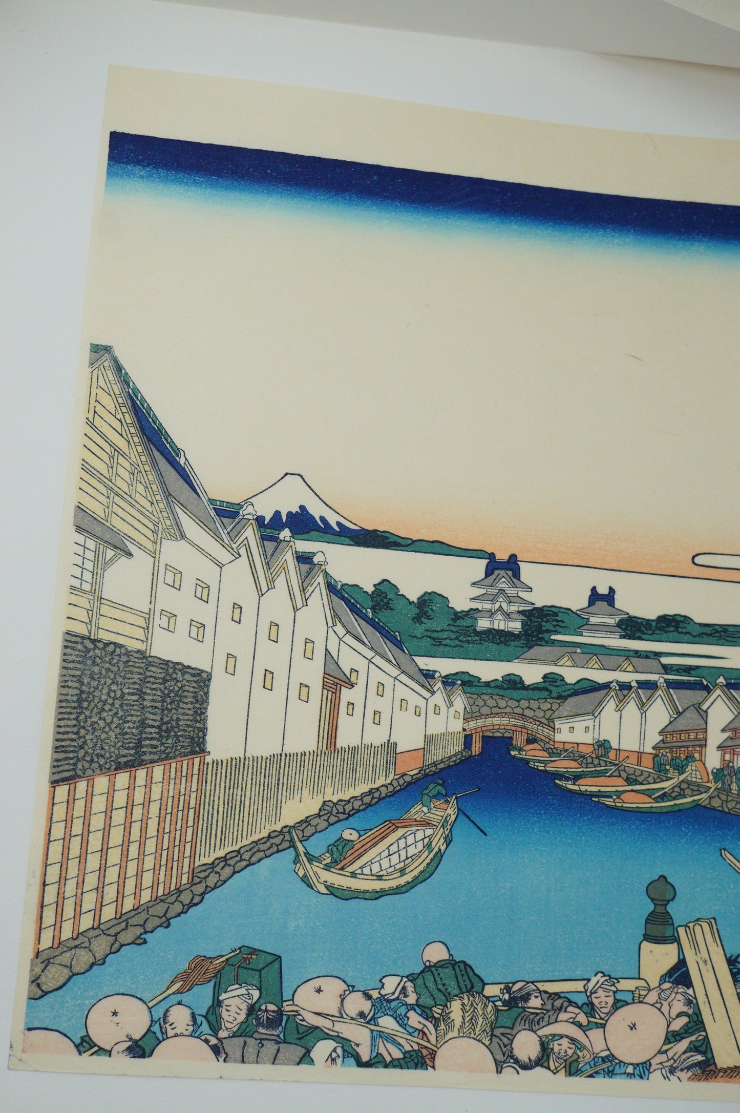 Japanese Quality Woodblock Print Recarved Edition by Katsushika Hokusai 1026D3