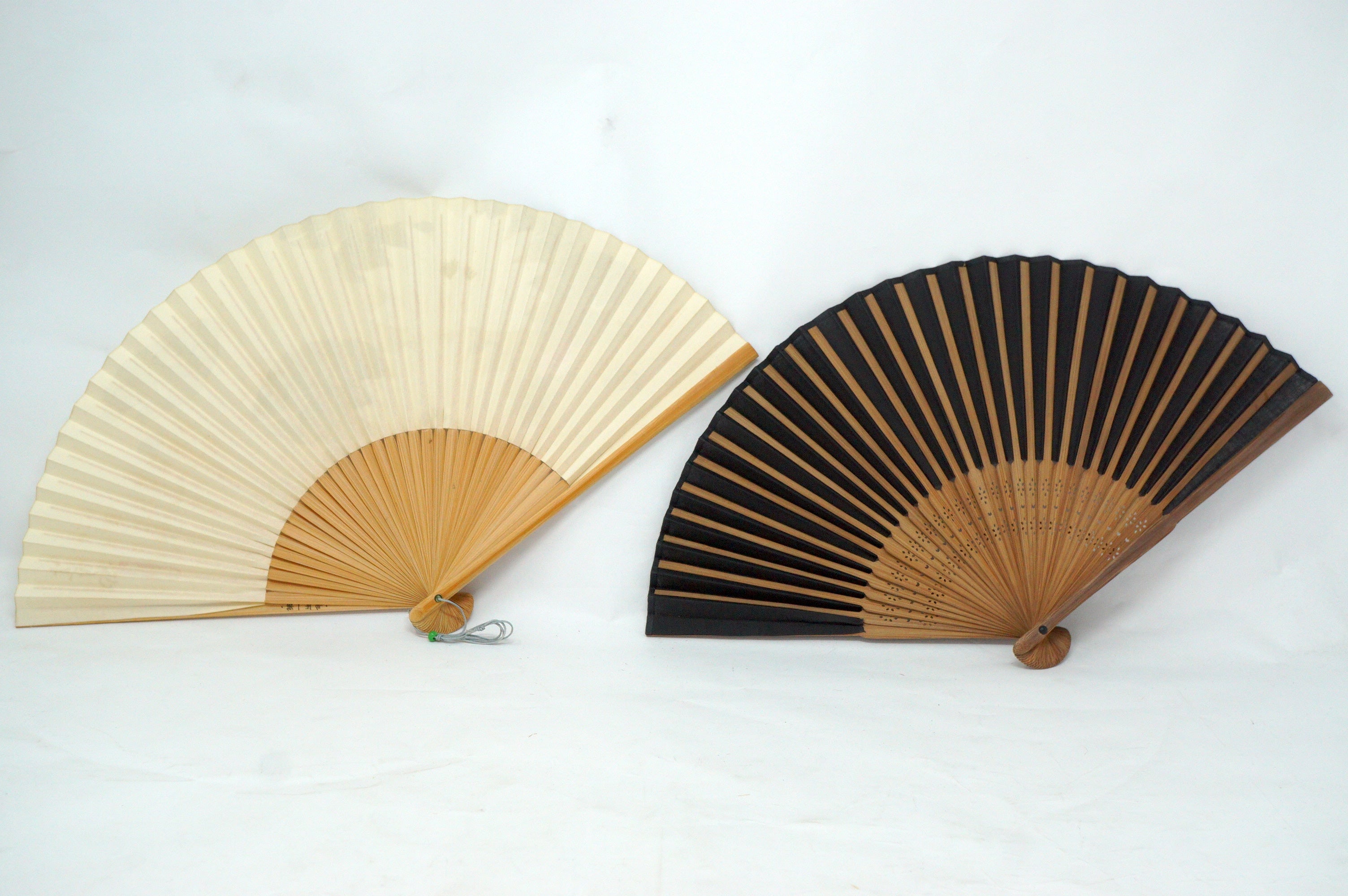 Japanische Sensu Faltfächer-Kollektion x10 Vintage Original 扇子 aus Japan 1127D3
