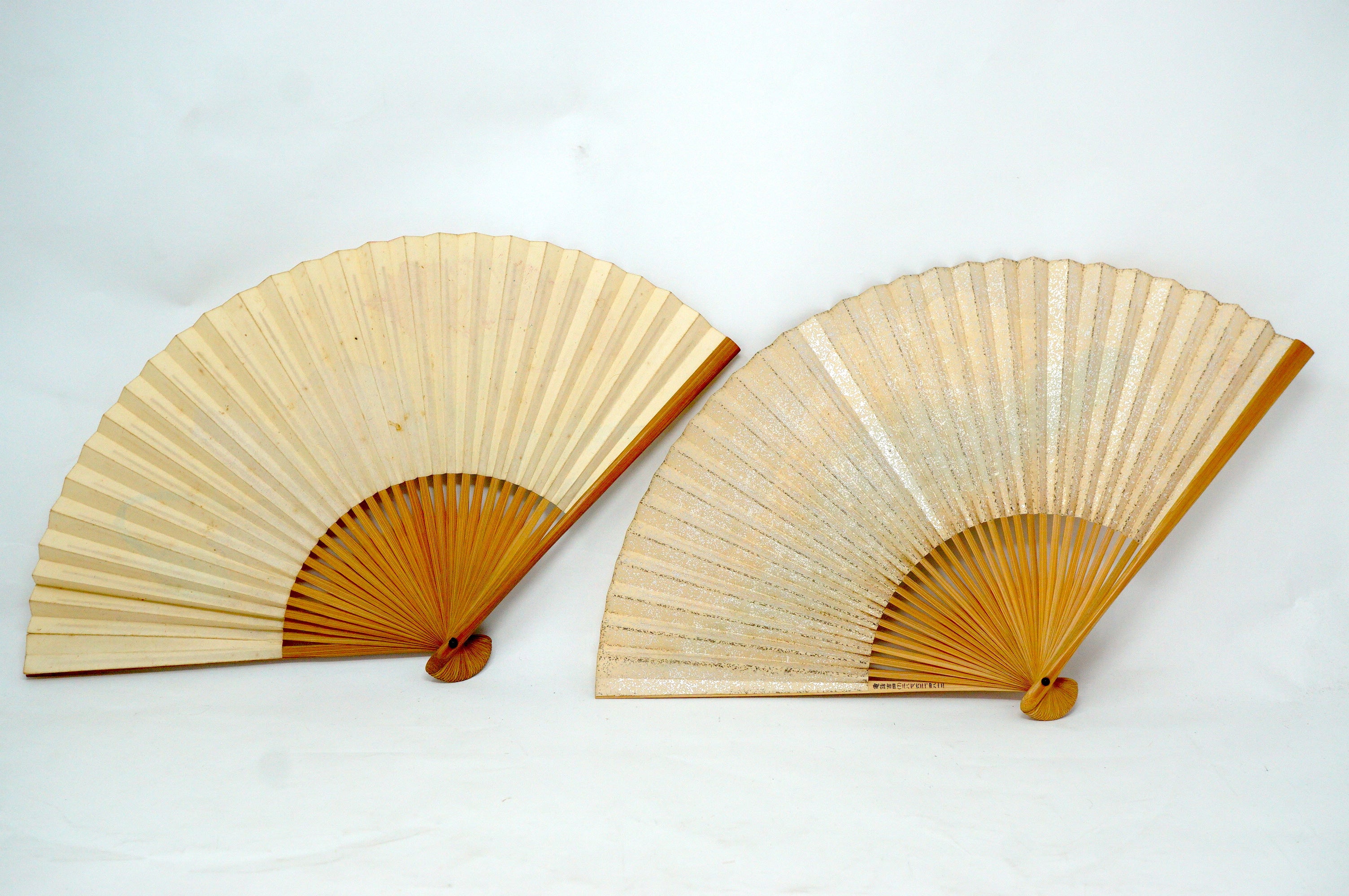 Japanische Sensu Faltfächer-Kollektion x10 Vintage Original 扇子 aus Japan 1127D3