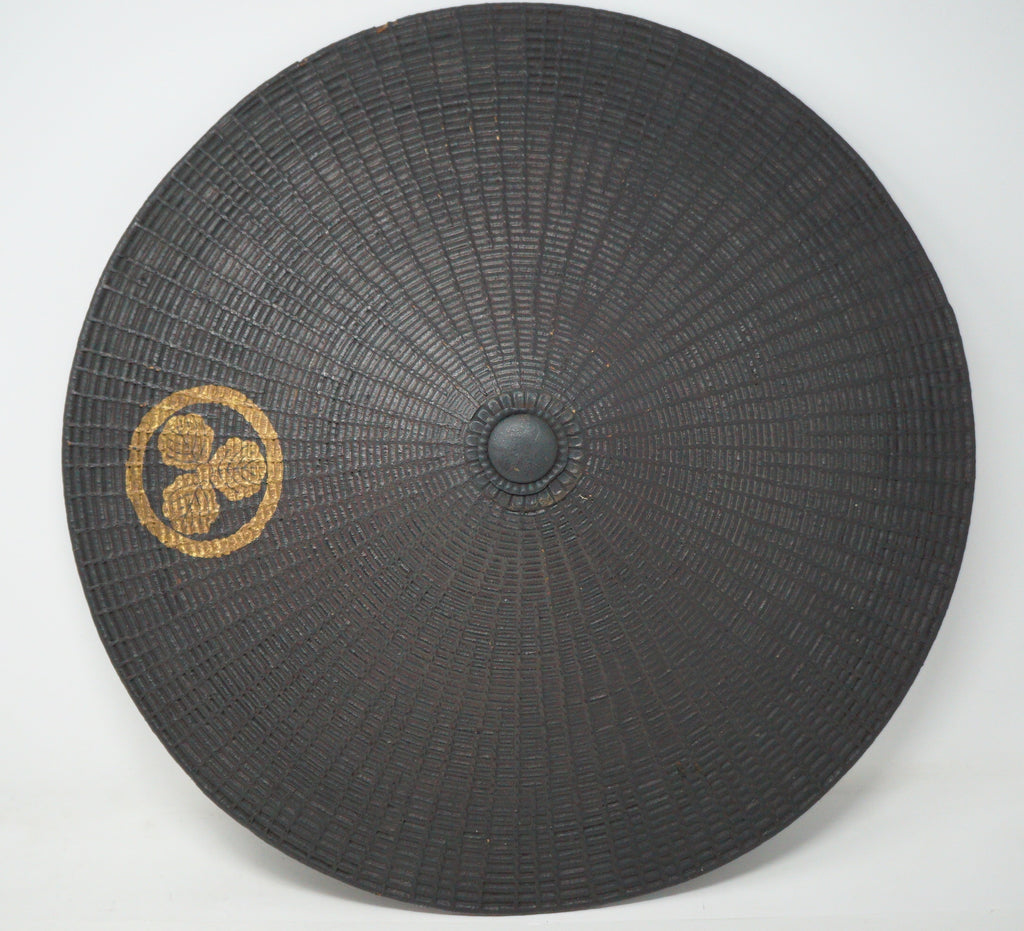 Edo Period Samurai Hat with Family Crest 0602D3