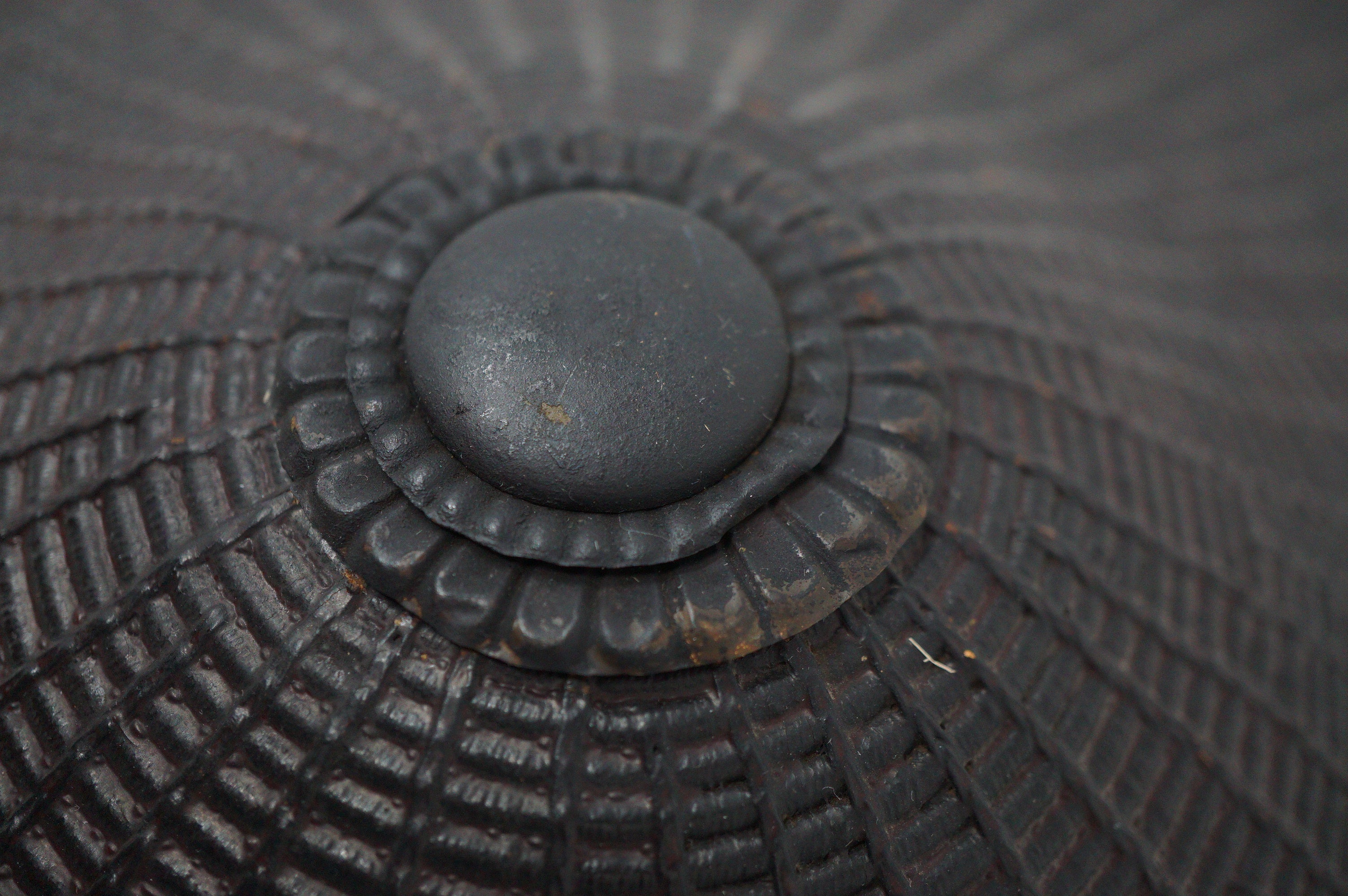 Edo Period Samurai Hat with Family Crest 0602D3