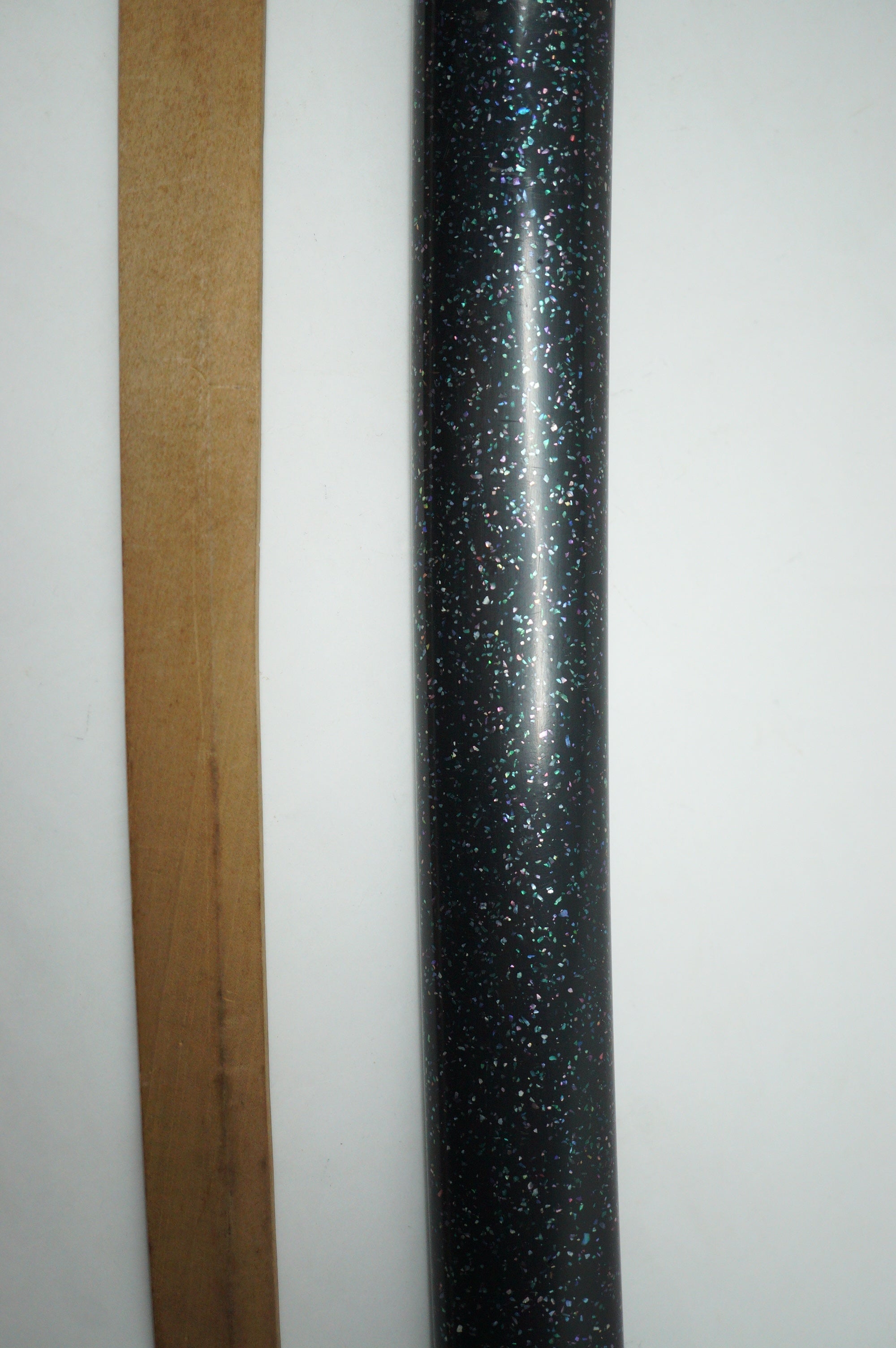 Japanese Katana Sword Scabbard Antique Saya with Shell Inlays & Sageo Cord 1226F42