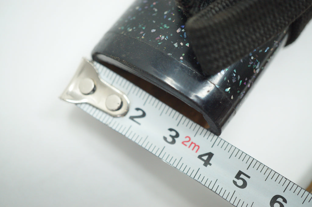 Japanese Katana Sword Scabbard Antique Saya with Shell Inlays & Sageo Cord 1226F42