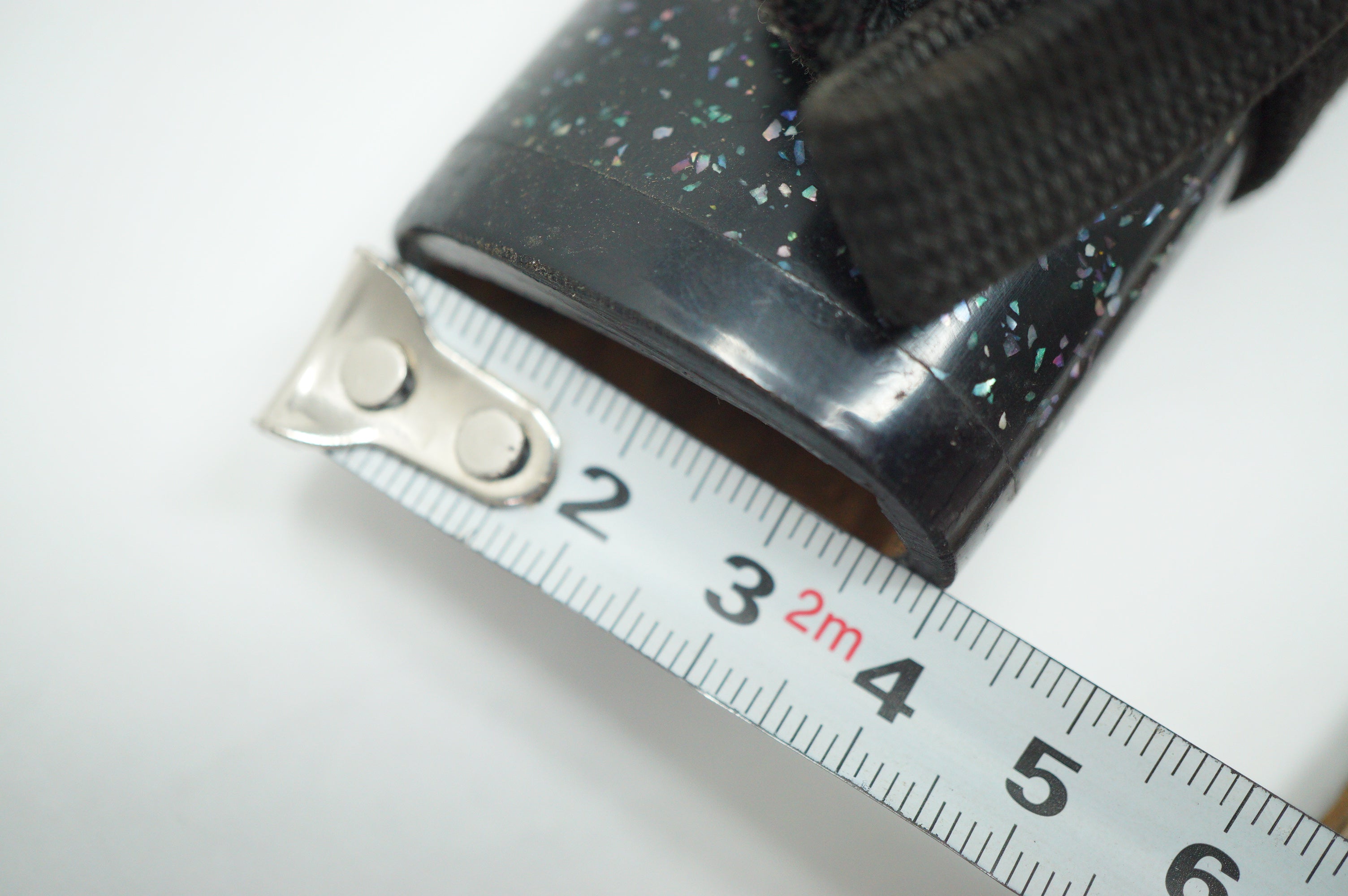 Japanese Katana Sword Scabbard Antique Saya with Shell Inlays & Sageo Cord 1226F42