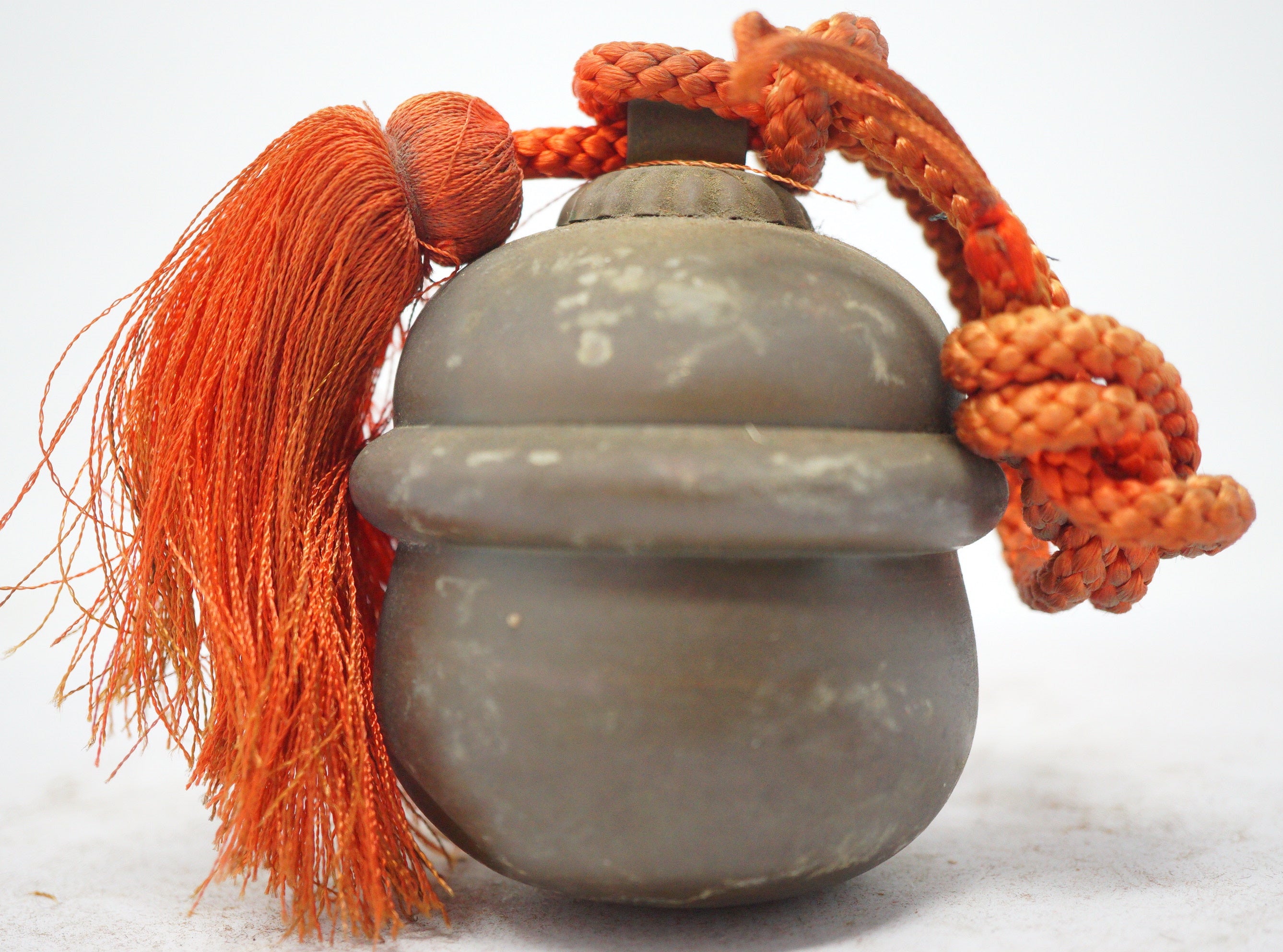 Japanische Shinto-Glocke Suzu, religiöse Tempelglocke, Original aus Japan 1006D47