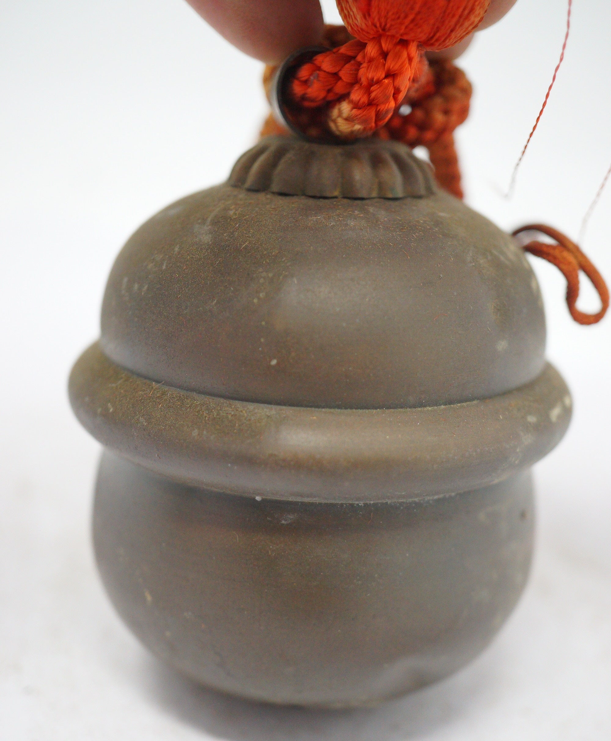 Japanische Shinto-Glocke Suzu, religiöse Tempelglocke, Original aus Japan 1006D47