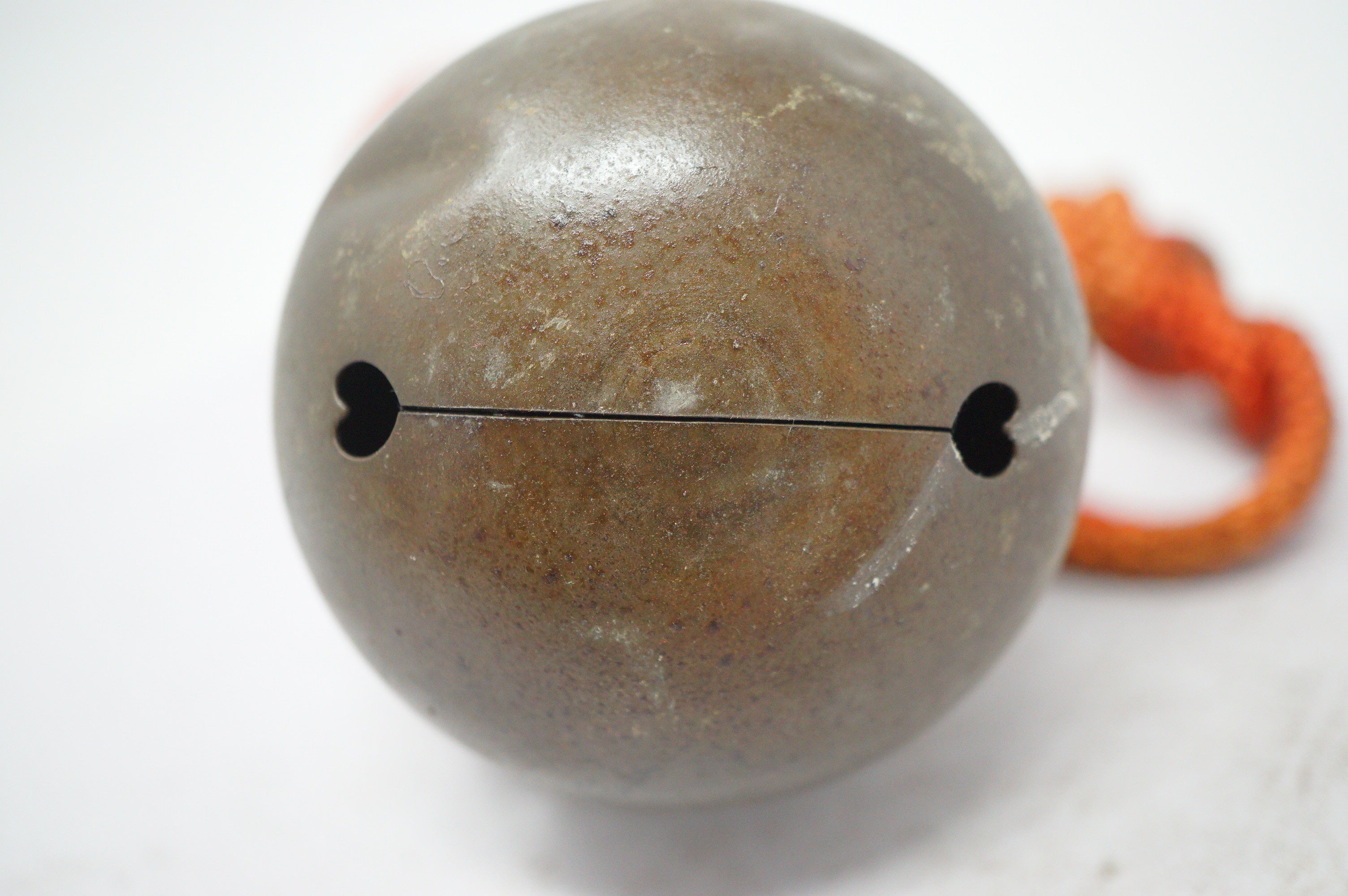 Japanische Shinto-Glocke Suzu, religiöse Tempelglocke, Original aus Japan 1006D47