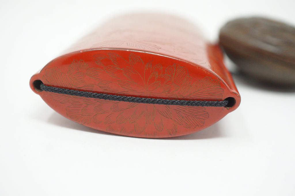 Japanese Sagemono Fine Inro Netsuke & Ojime Set from Japan 0611G4