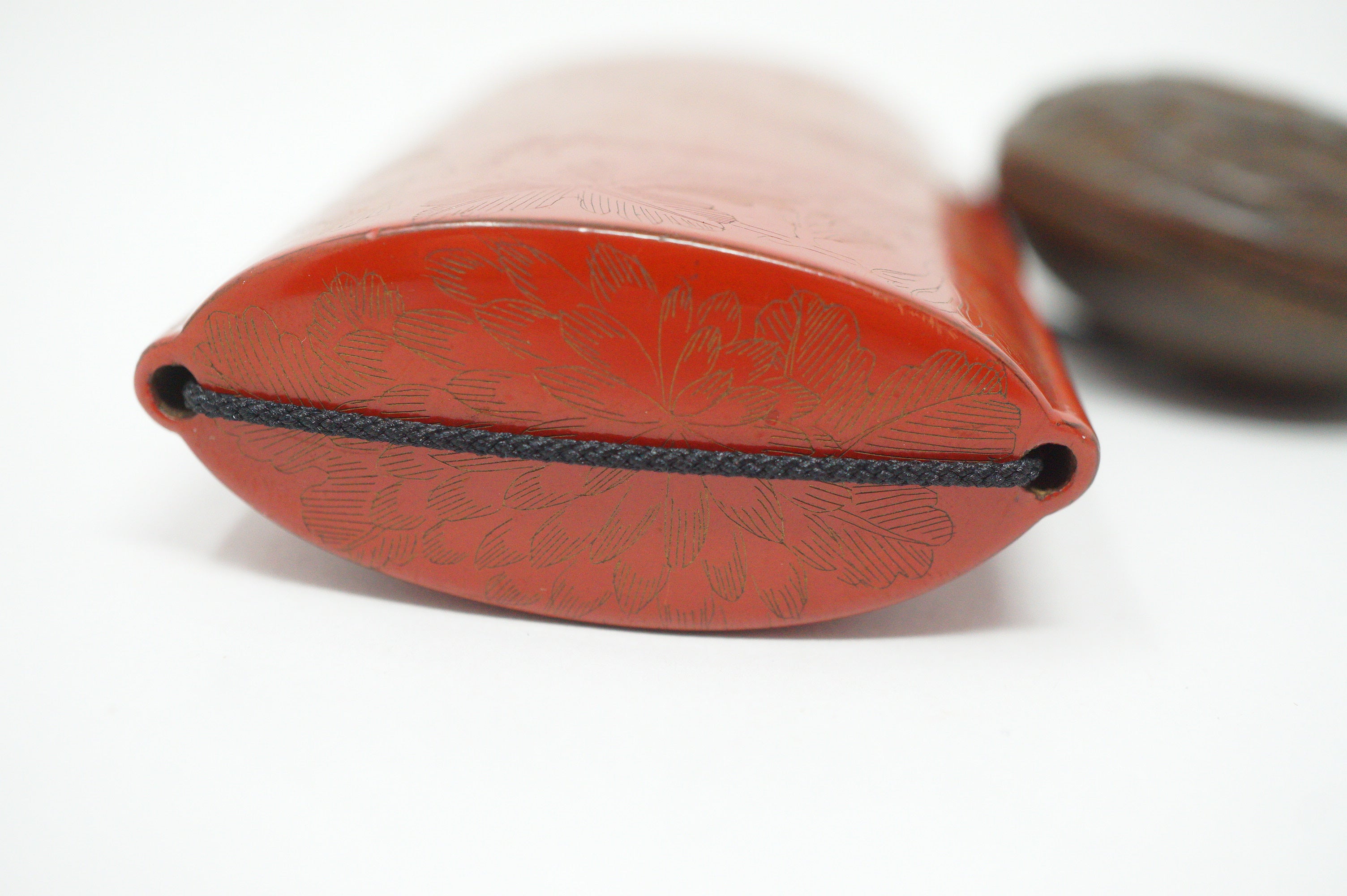 Japanese Sagemono Fine Inro Netsuke & Ojime Set from Japan 0611G4