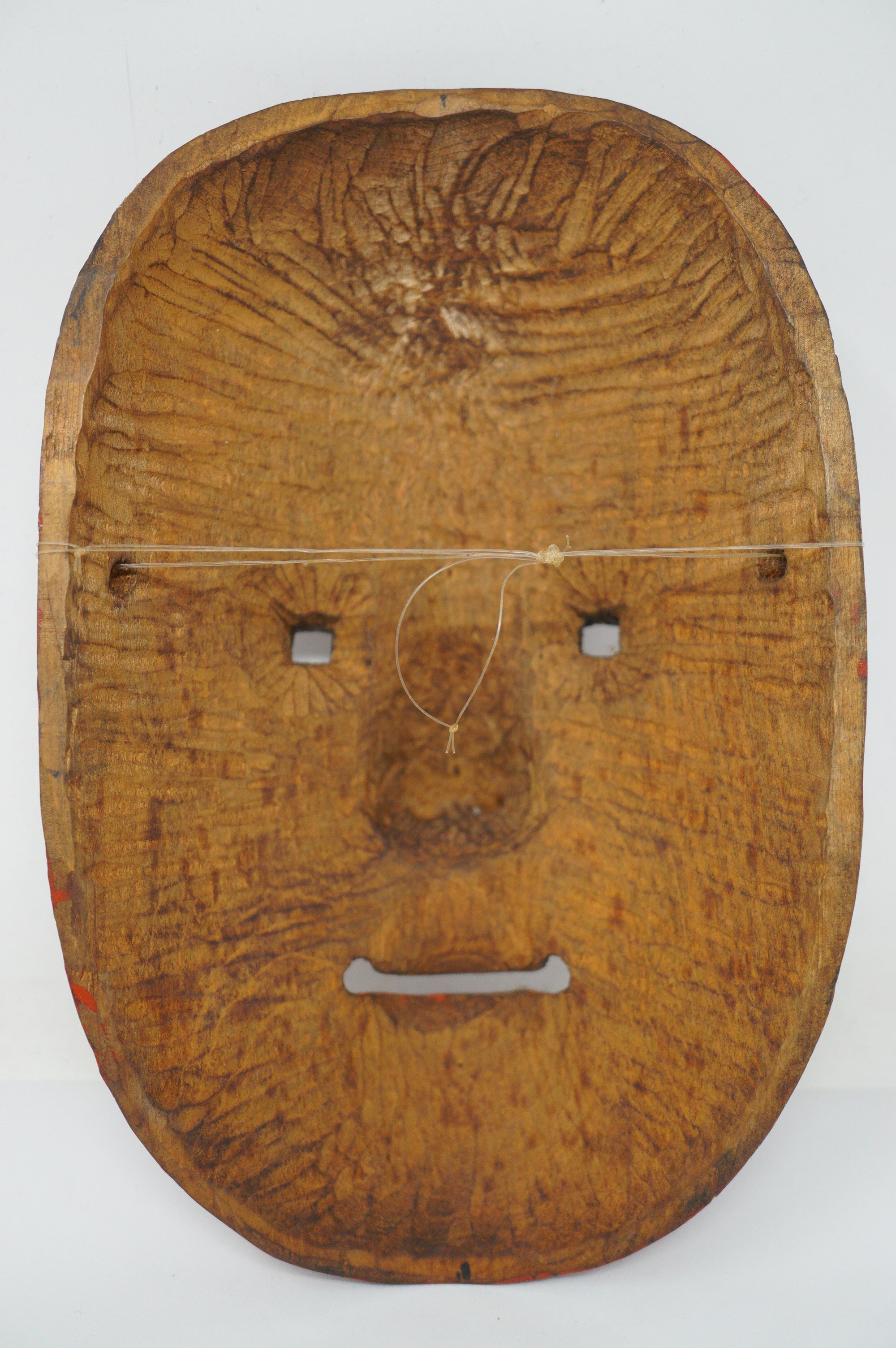 Japanische Noh-Theater Maske im Ko-Tobide Stil Original Holzmaske Unikat aus Japan 0611E4