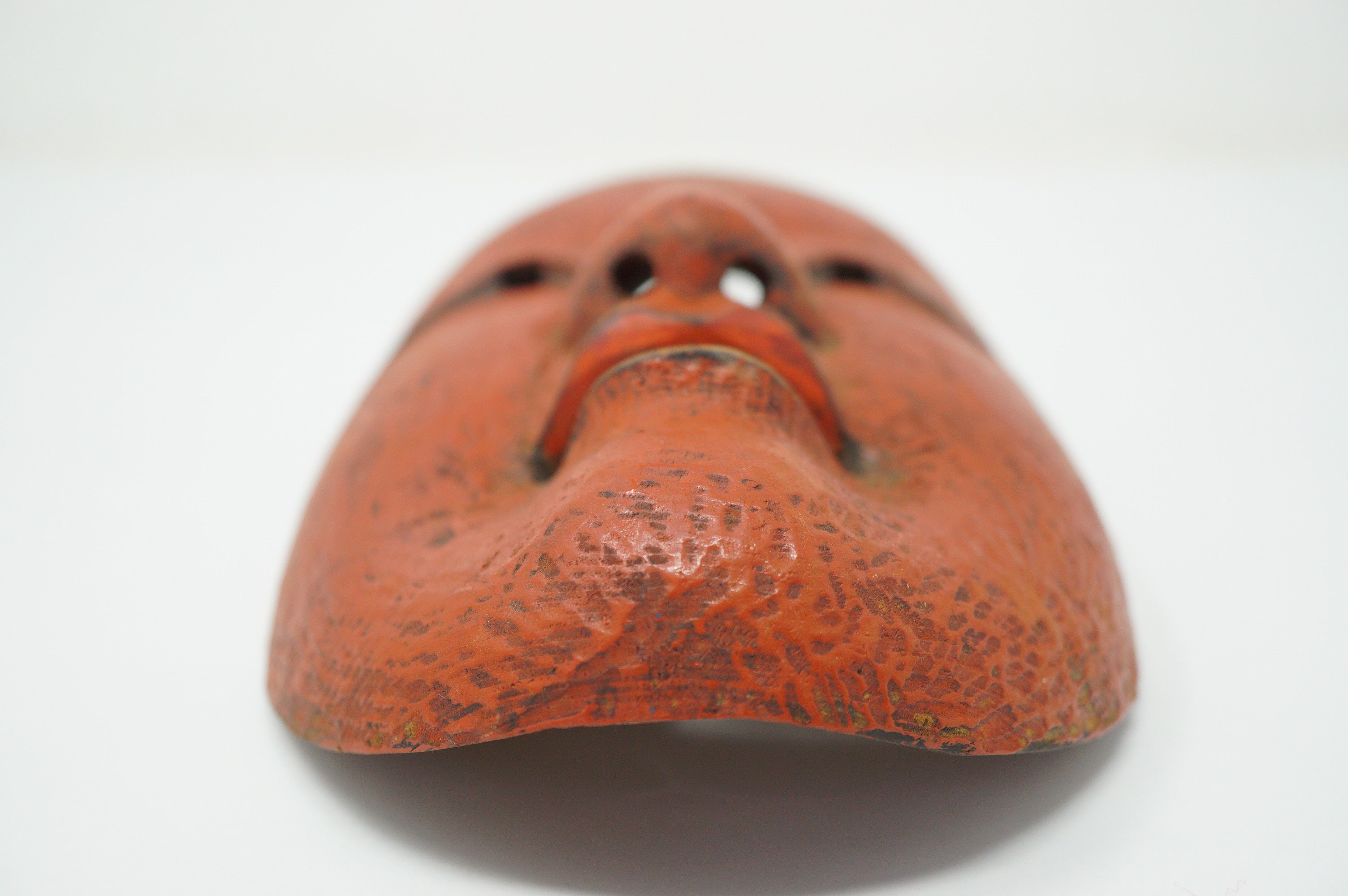 Japanische Noh-Theater Maske im Ko-Tobide Stil Original Holzmaske Unikat aus Japan 0611E4