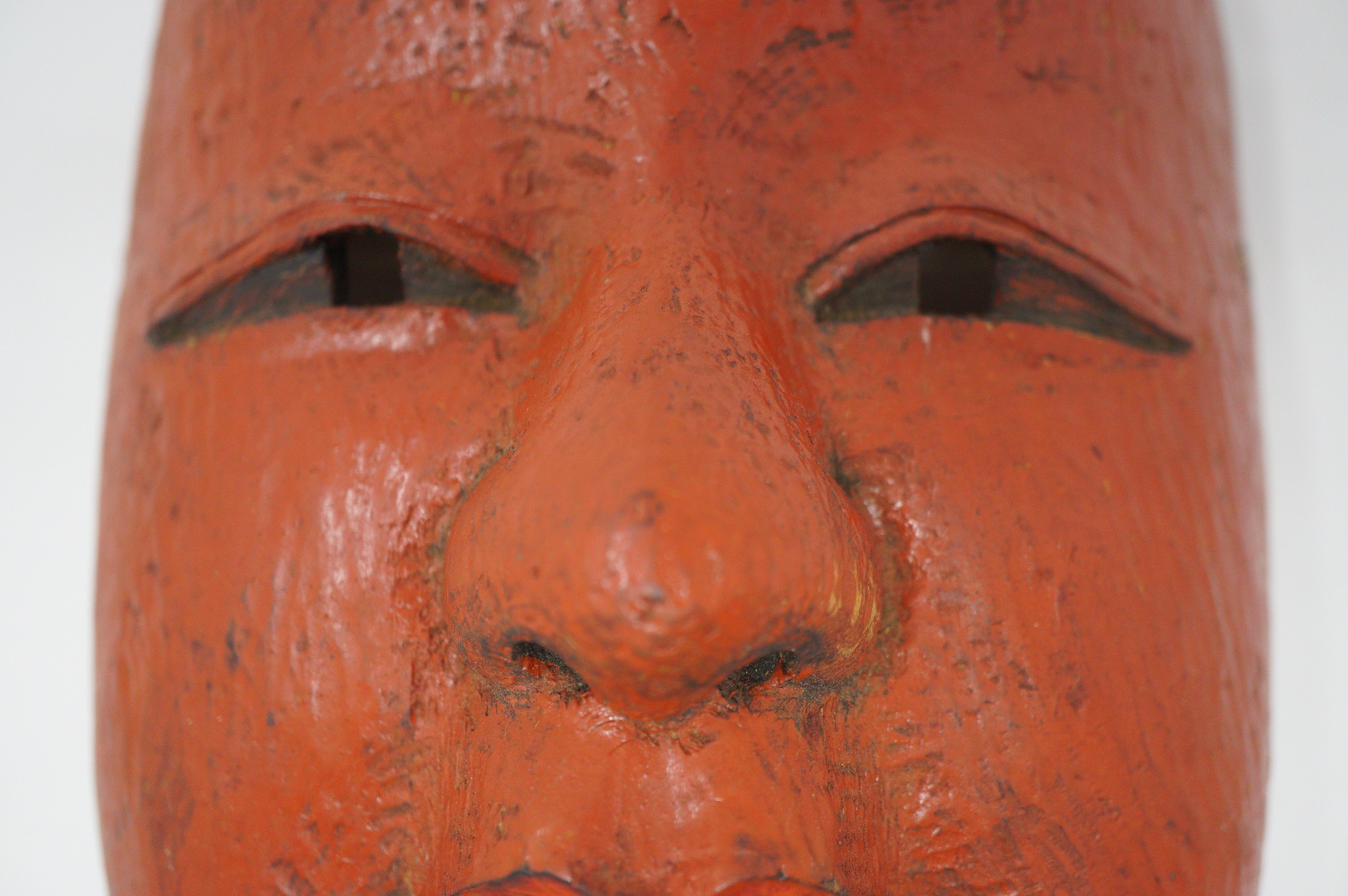 Japanische Noh-Theater Maske im Ko-Tobide Stil Original Holzmaske Unikat aus Japan 0611E4