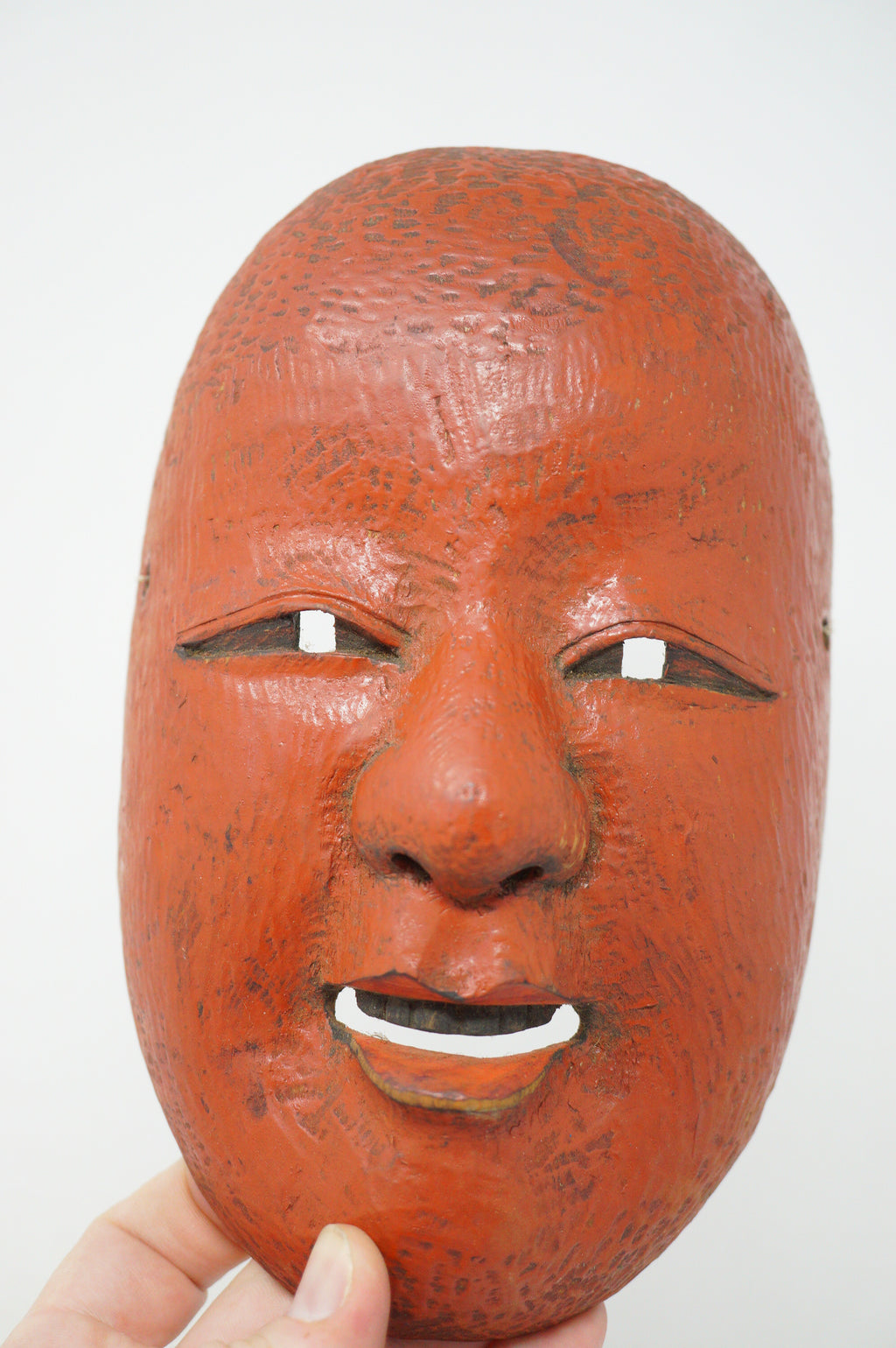 Japanische Noh-Theater Maske im Ko-Tobide Stil Original Holzmaske Unikat aus Japan 0611E4
