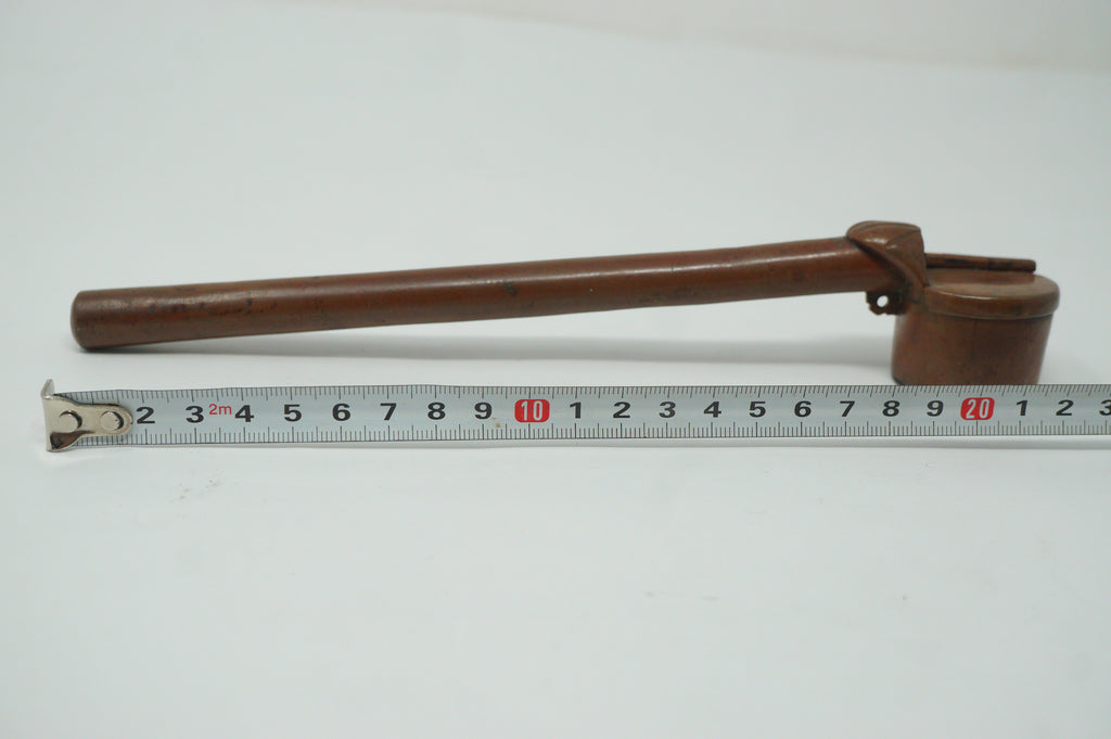 Japanese Portable Calligraphy Ink Container Antique Yatate made of Copper 0930F4
