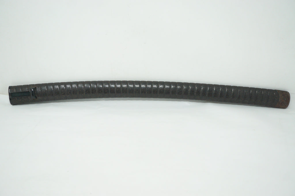 Japanese Sword Scabbard Authentic Saya Antique Original with Signed Kojiri from Japan 1127F4