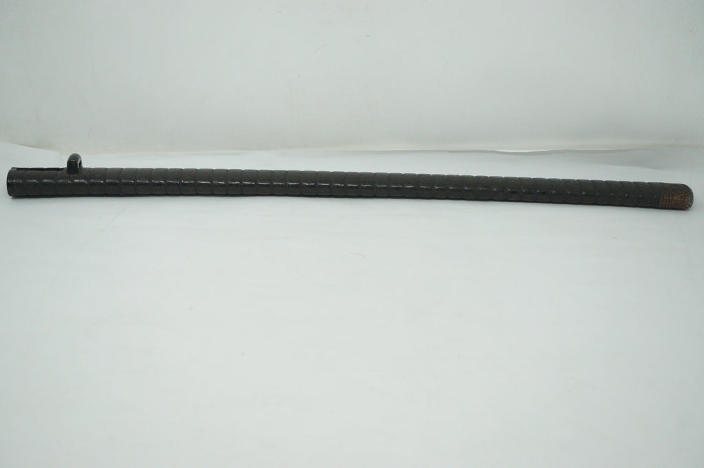 Japanese Sword Scabbard Authentic Saya Antique Original with Signed Kojiri from Japan 1127F4