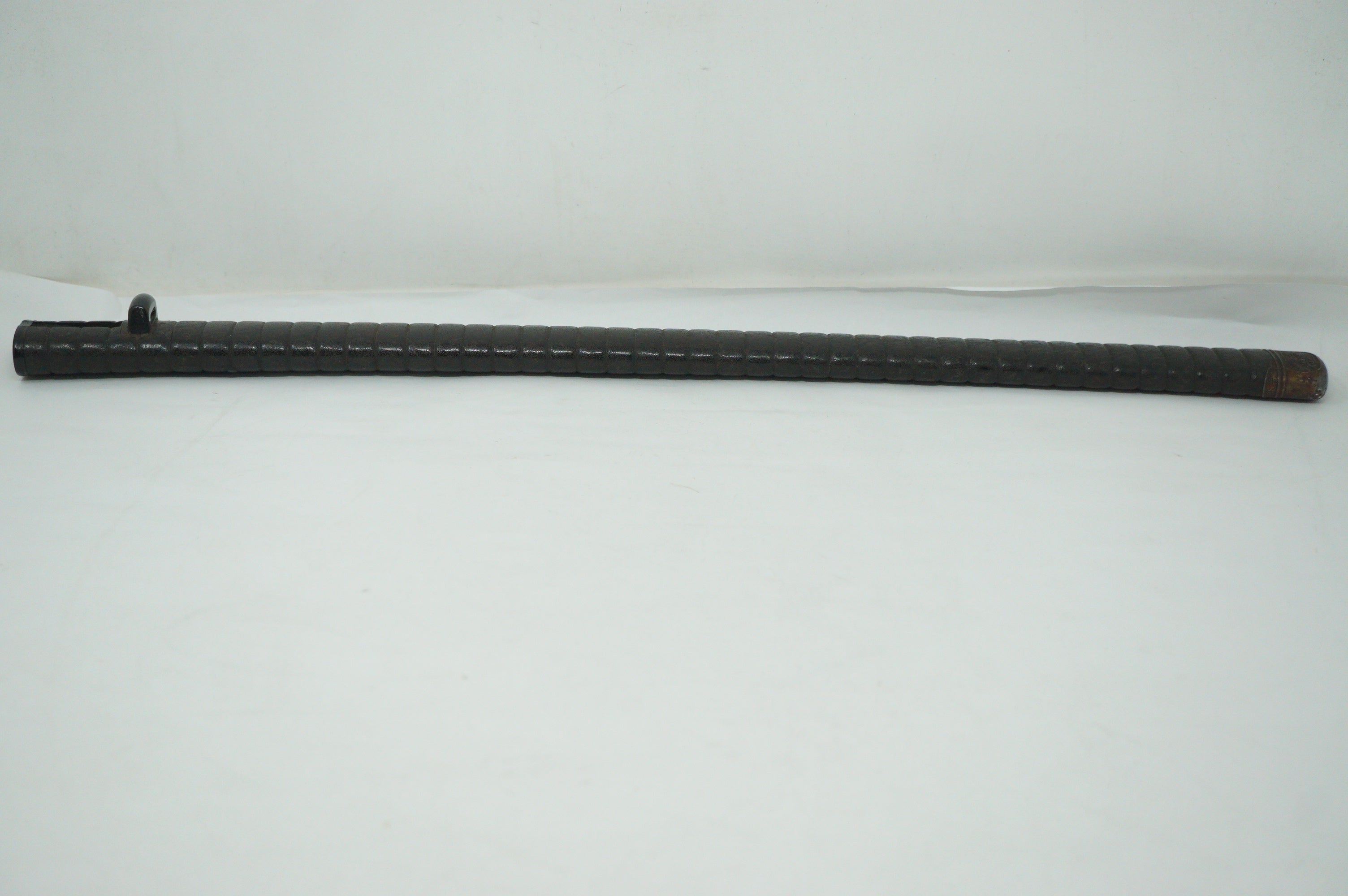 Japanese Sword Scabbard Authentic Saya Antique Original with Signed Kojiri from Japan 1127F4