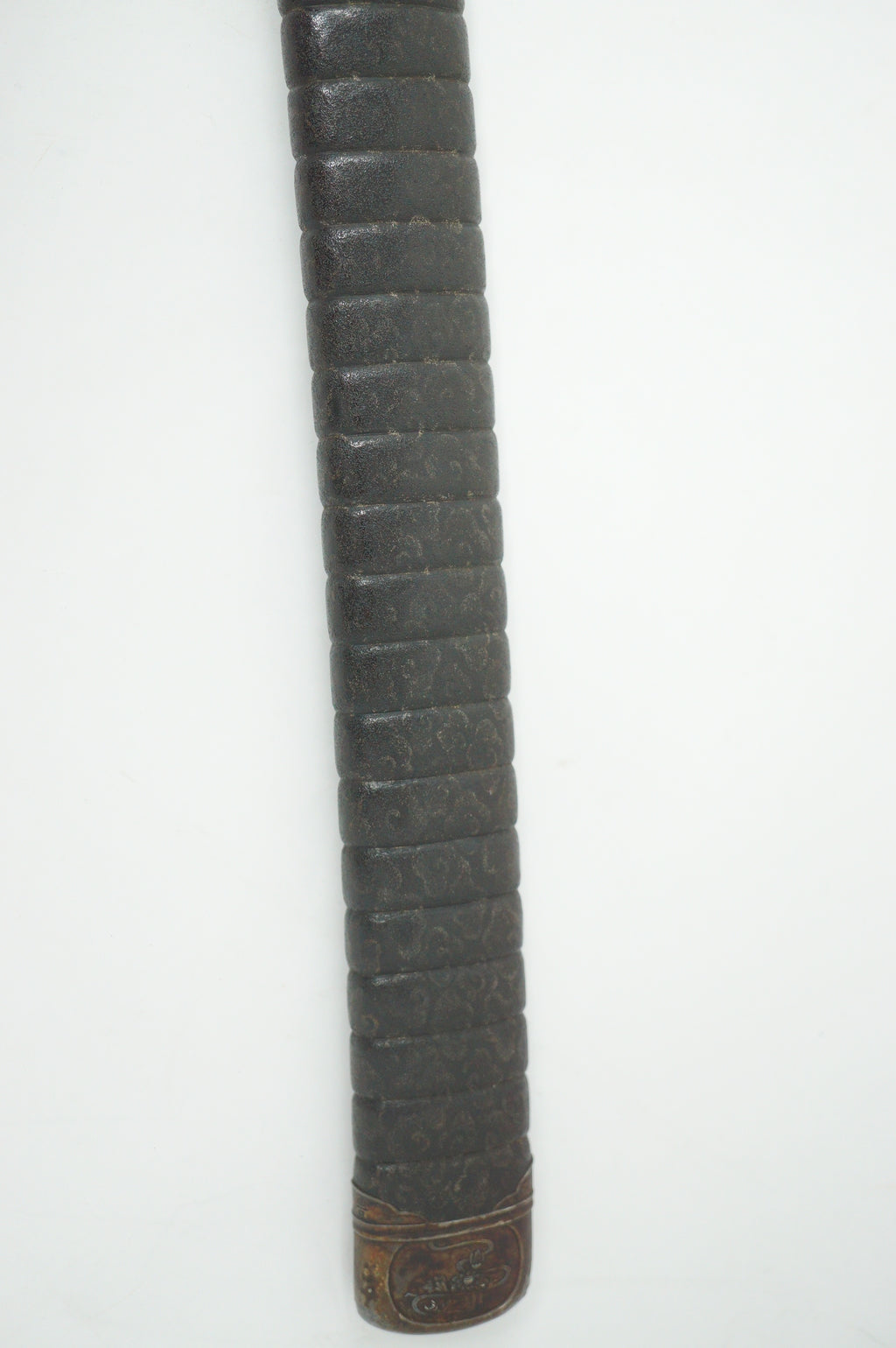 Japanese Sword Scabbard Authentic Saya Antique Original with Signed Kojiri from Japan 1127F4