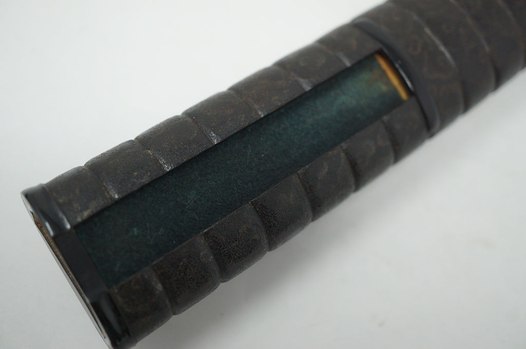 Japanese Sword Scabbard Authentic Saya Antique Original with Signed Kojiri from Japan 1127F4