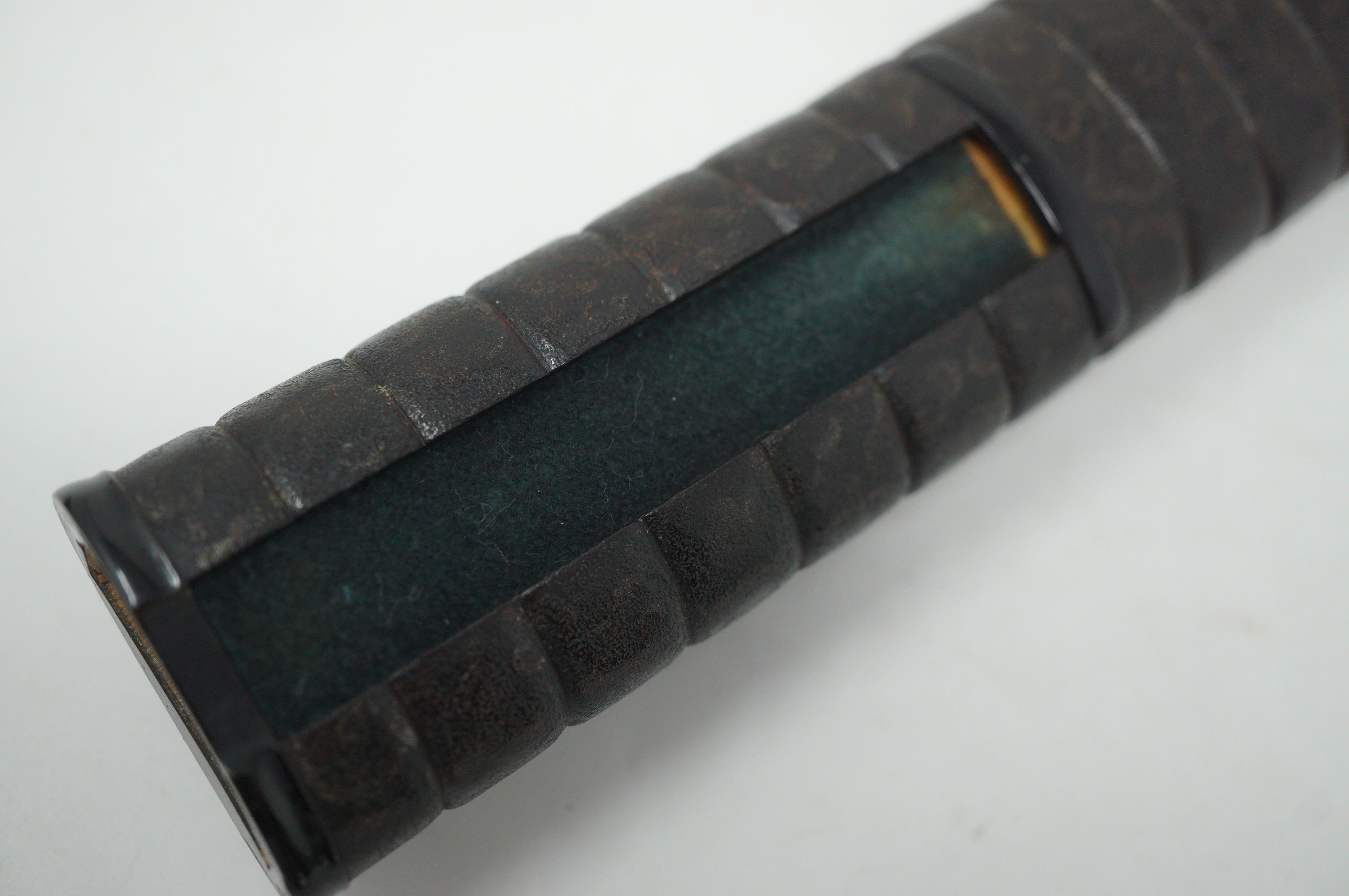 Japanese Sword Scabbard Authentic Saya Antique Original with Signed Kojiri from Japan 1127F4