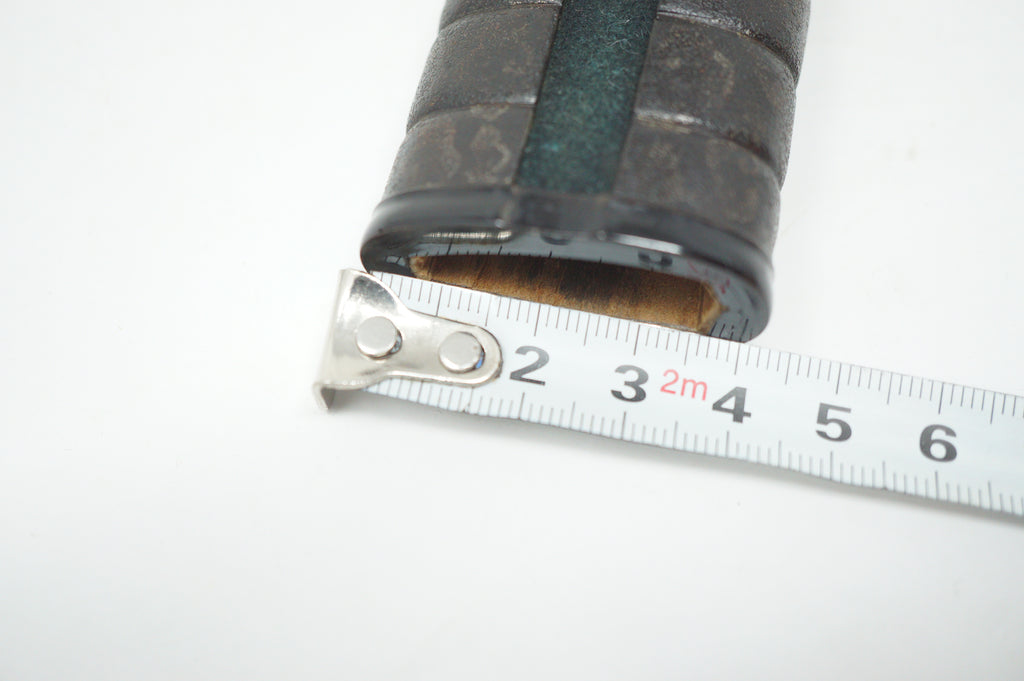 Japanese Sword Scabbard Authentic Saya Antique Original with Signed Kojiri from Japan 1127F4