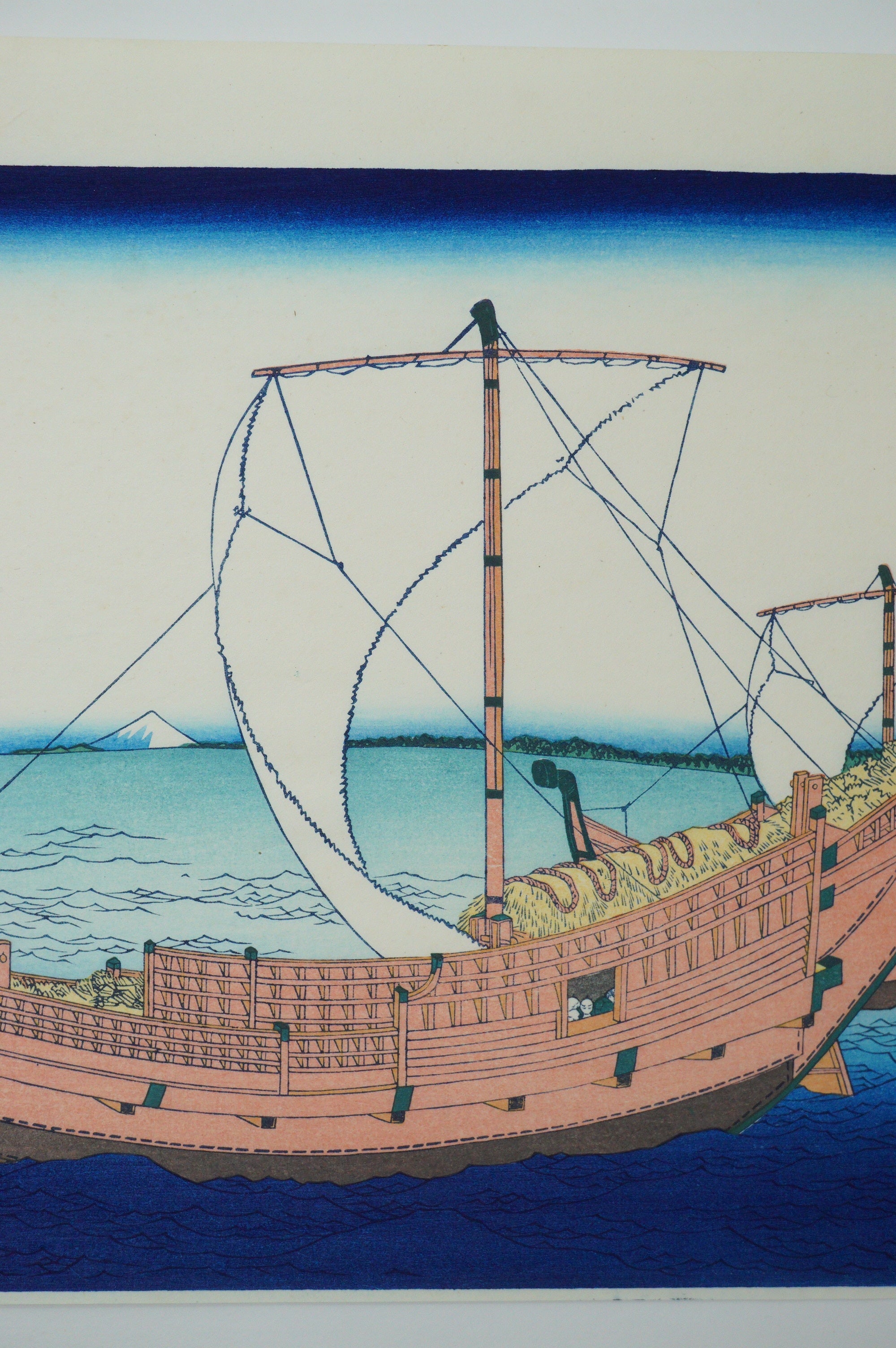 Japanese Quality Woodblock Print Recarved Edition by Katsushika Hokusai 1026D4