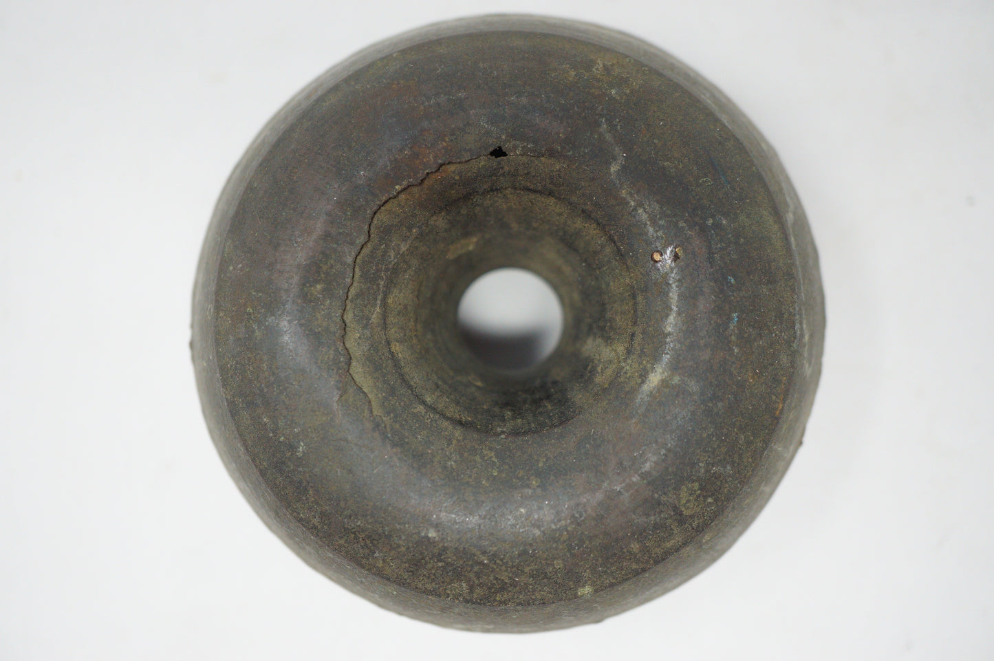 Japanische Pferdeglocke aus dem 19. Jahrhundert, antike Original-Geschirrglocke aus Japan 0410E4