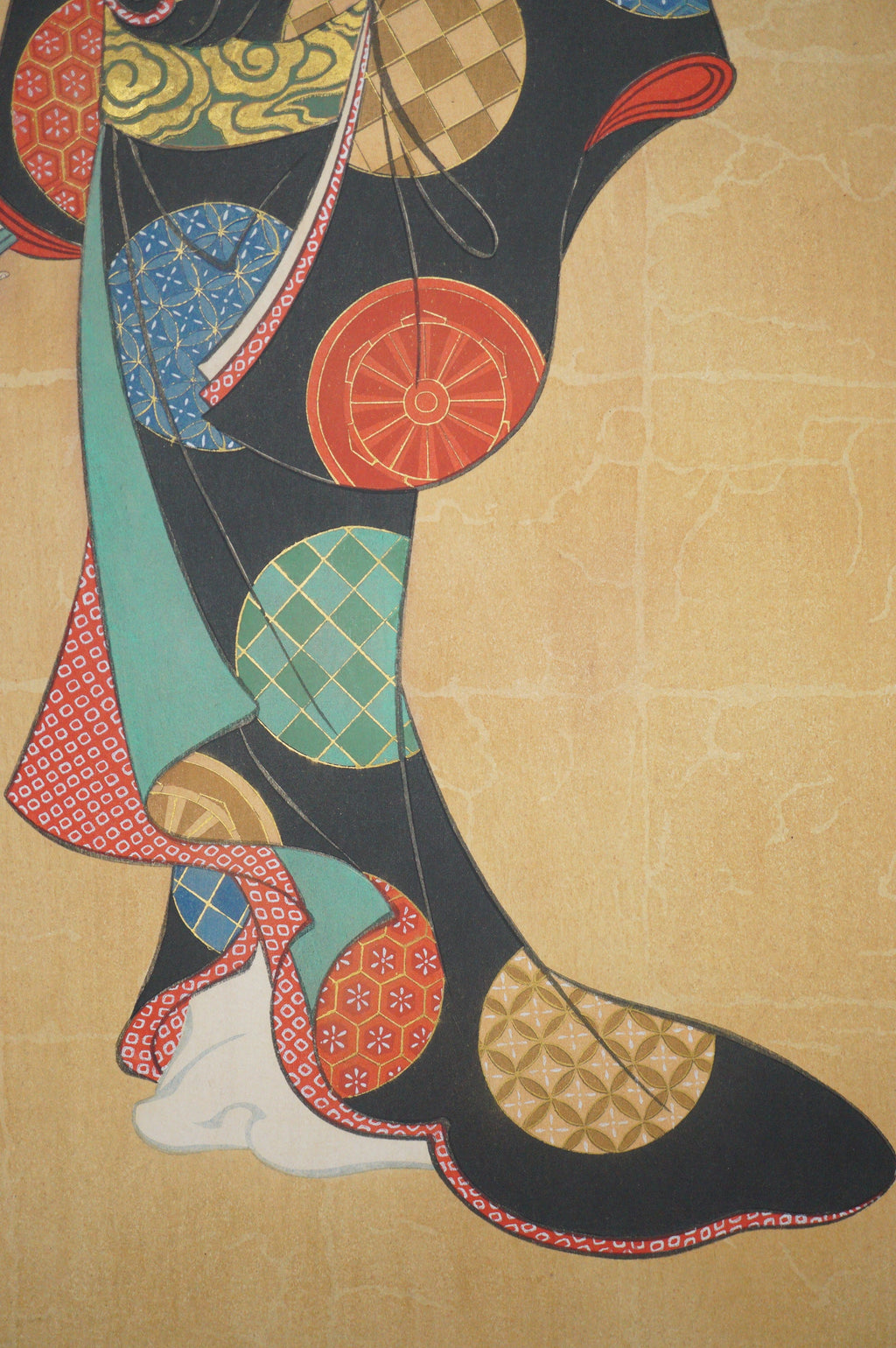 High Quality Binjinga Woodblockprint by Ishikawa Shinobu Vintage Recarved Edition 0622D4