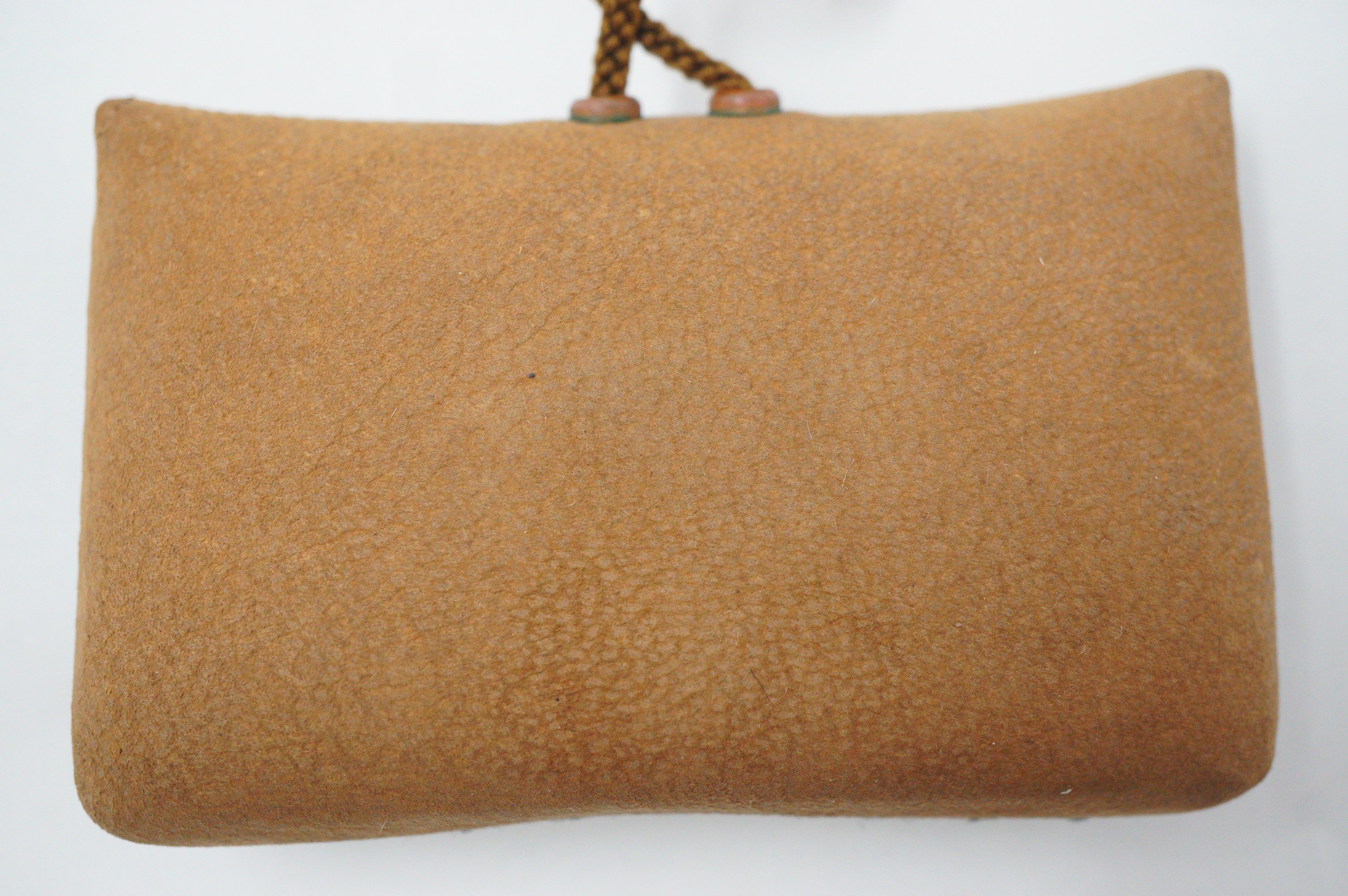 Japanese Sagemono Fine Wallet Ladies Pouch with Netsuke & Ojime from Japan 0611G5