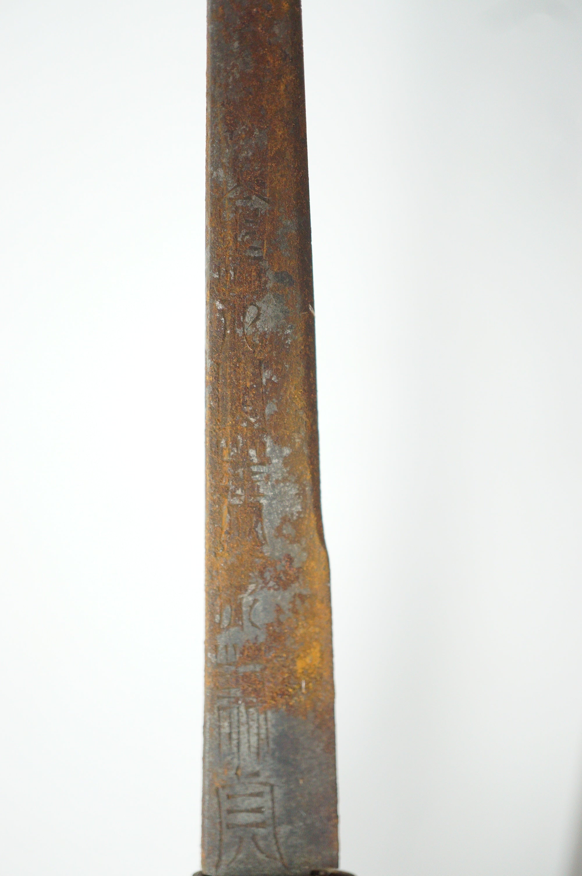 Japanische antike Wakizashi-Schwertteile inkl. feinem Kogai- und Kozuka-Set, Original aus Japan 0212F5