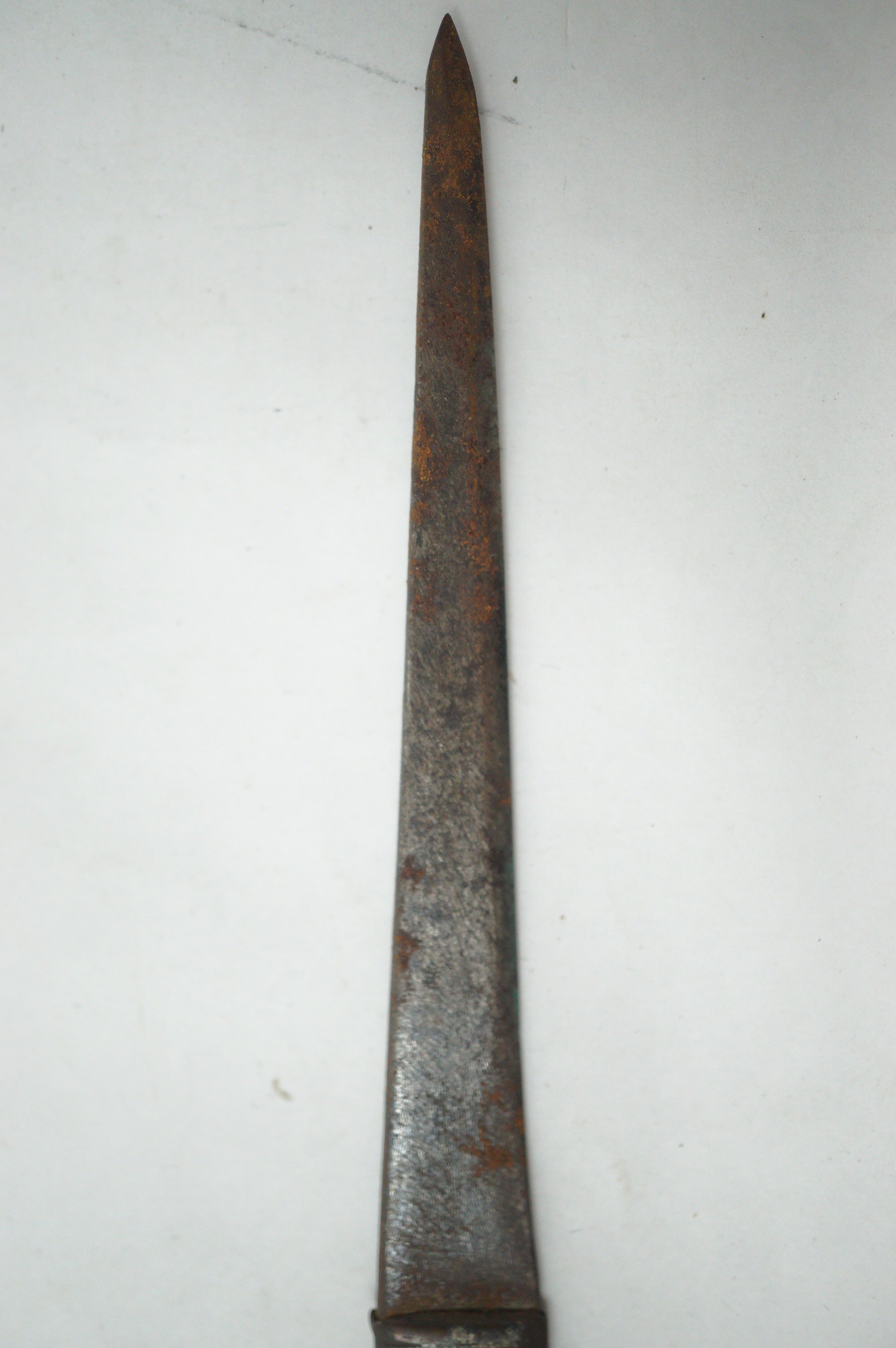 Antique Japanese Kogatana Utility Knife with Relief Kozuka Handle (Edo Period) 0714G5