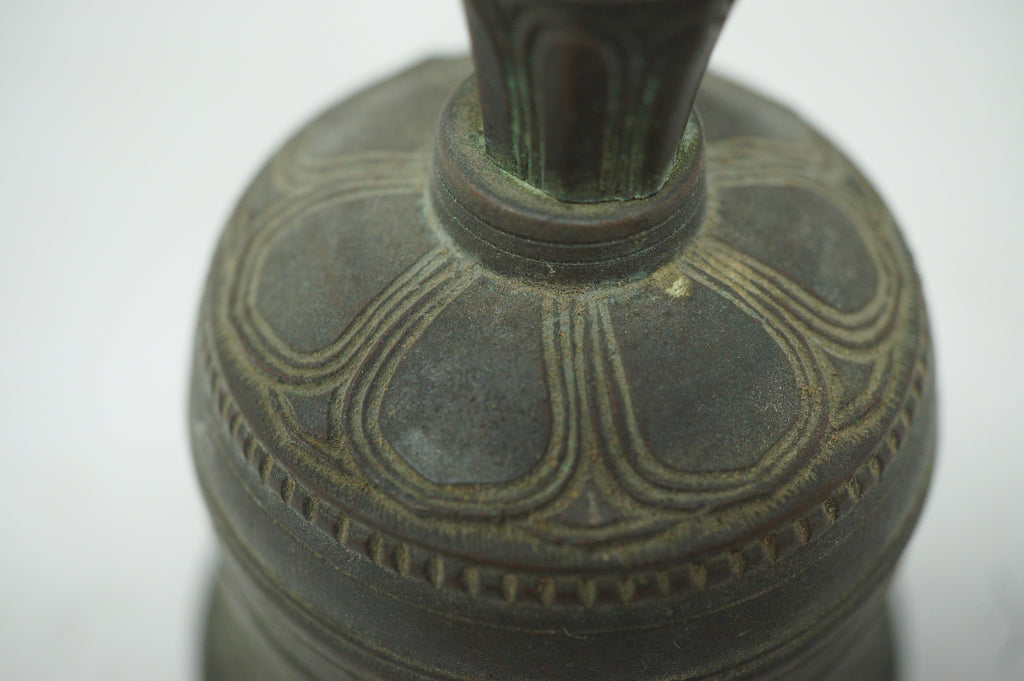 Japanische Teezeremonie-Glocke, antikes Original aus Japan 0914D8