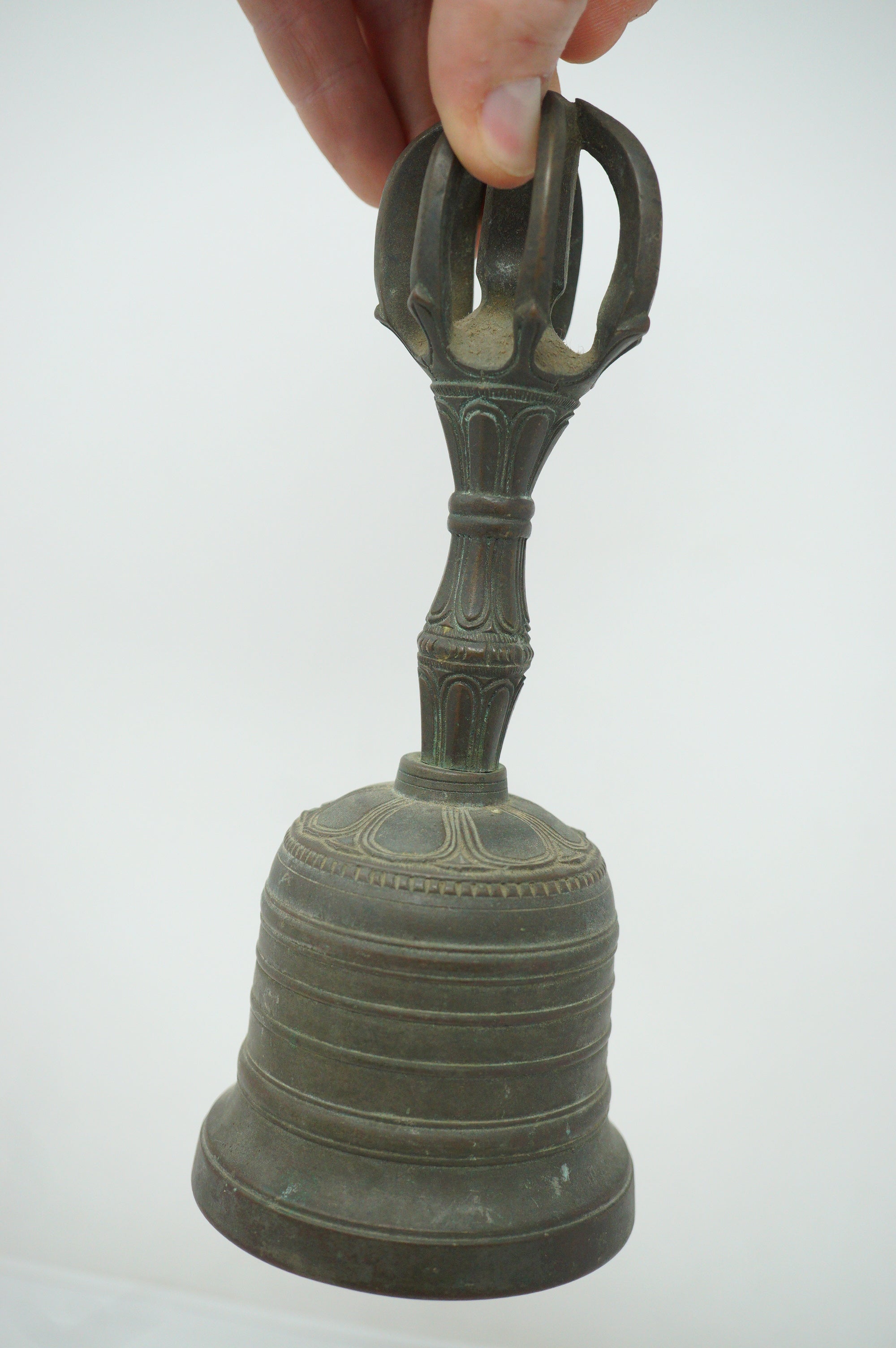 Japanische Teezeremonie-Glocke, antikes Original aus Japan 0914D8