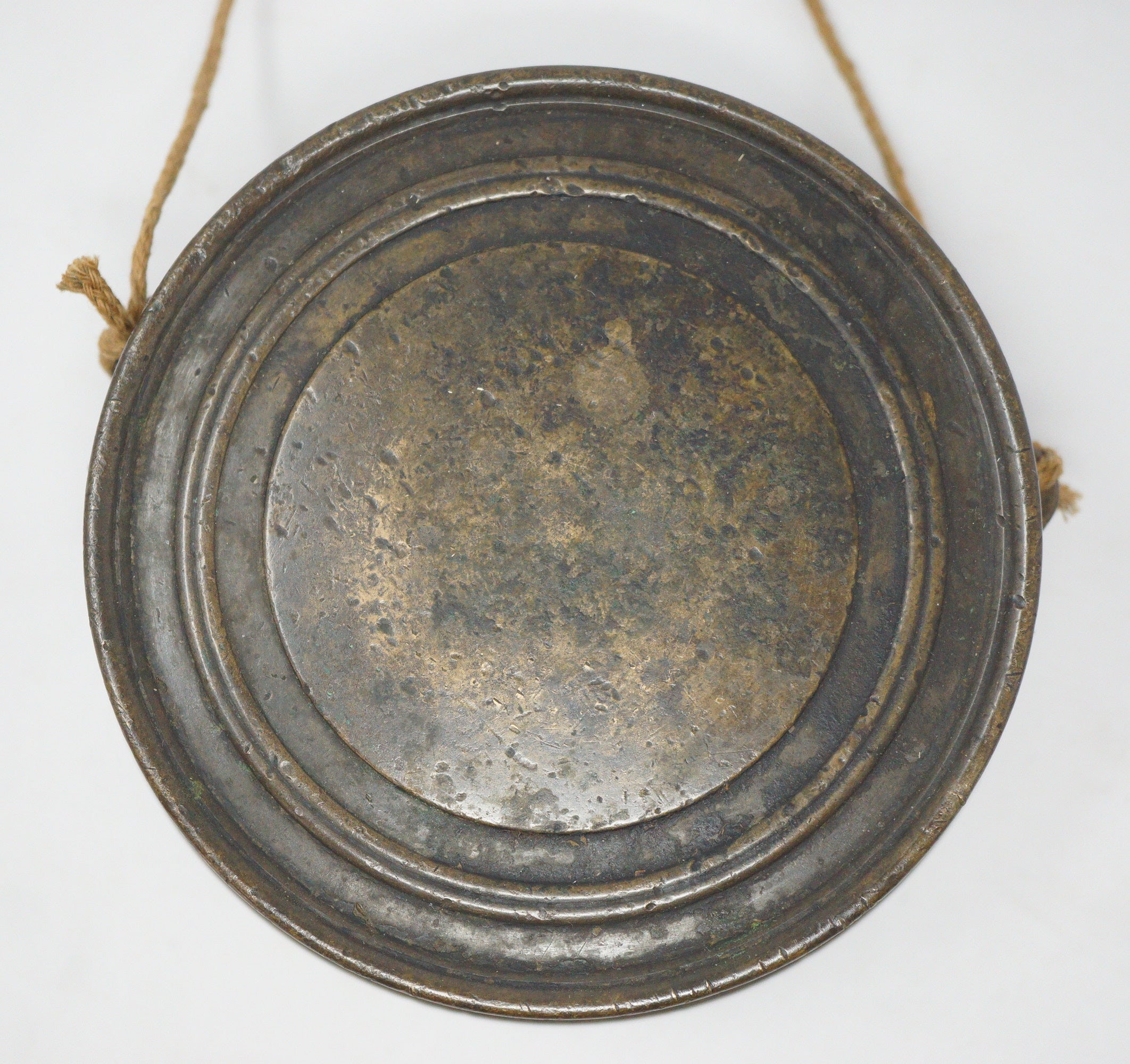 Japanische buddhistische Gesangsglocke, signiert, antik und original aus Japan 1101D5