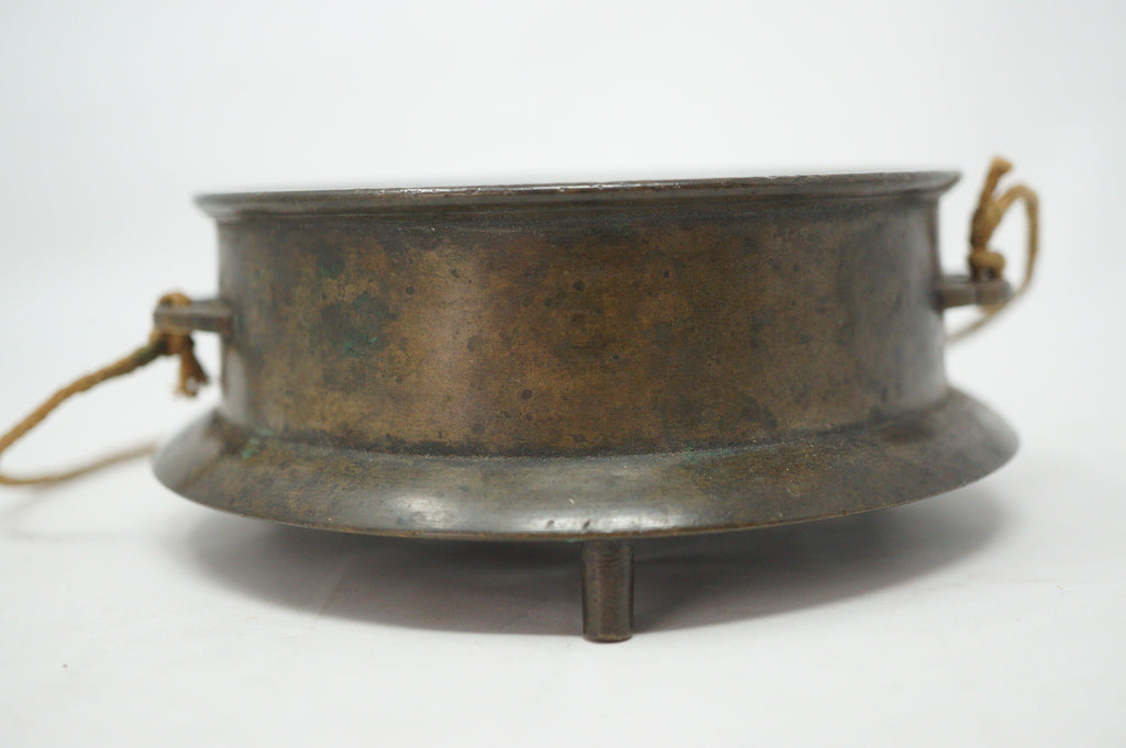 Japanische buddhistische Gesangsglocke, signiert, antik und original aus Japan 1101D5