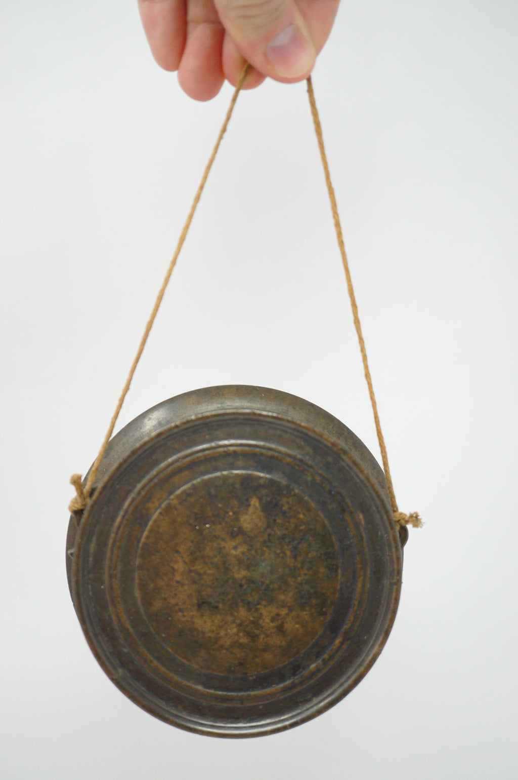 Japanische buddhistische Gesangsglocke, signiert, antik und original aus Japan 1101D5