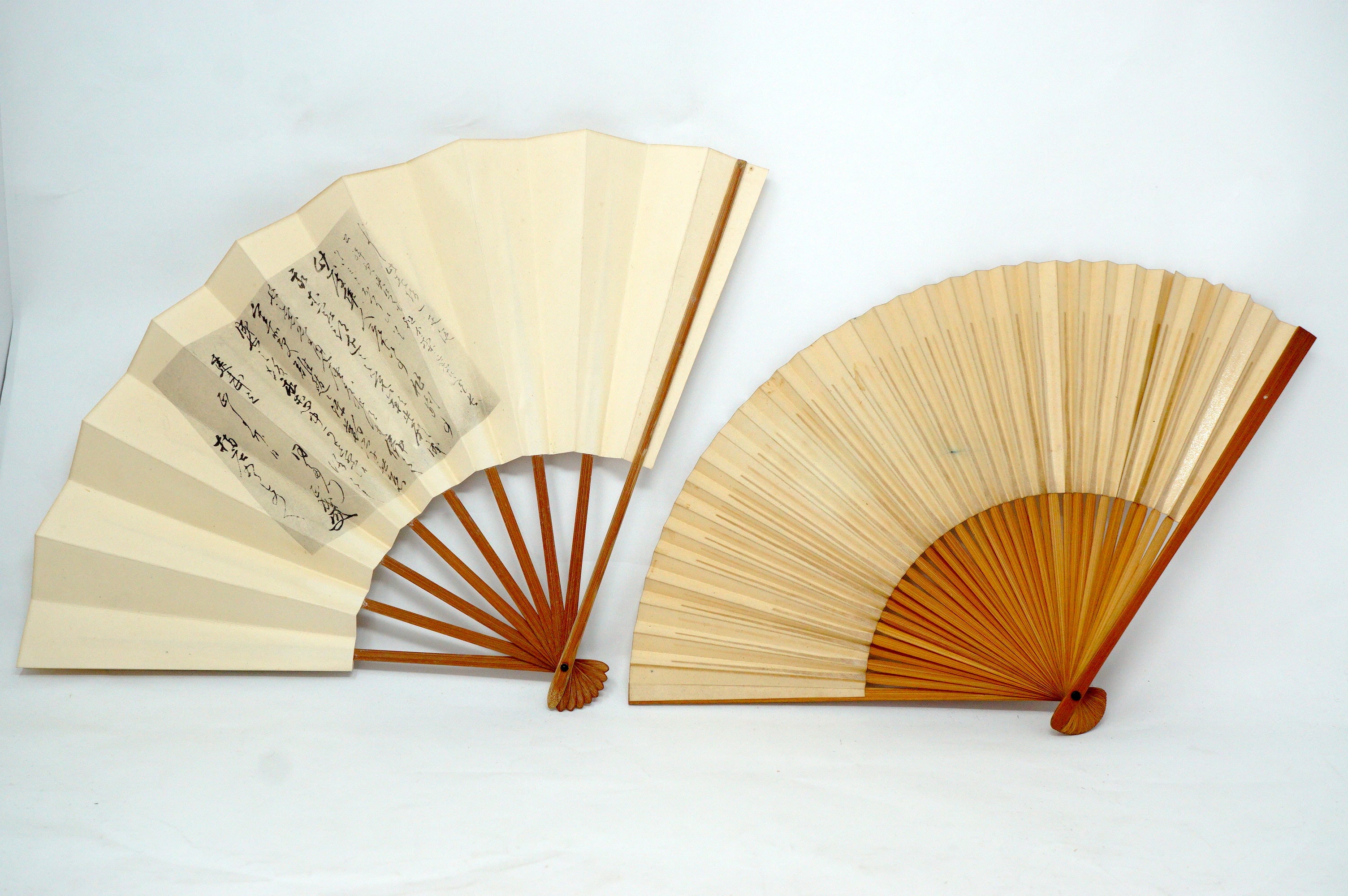 Japanese Sensu Folding Fan Collection x10 Vintage Original 扇子 from Japan 1127D5