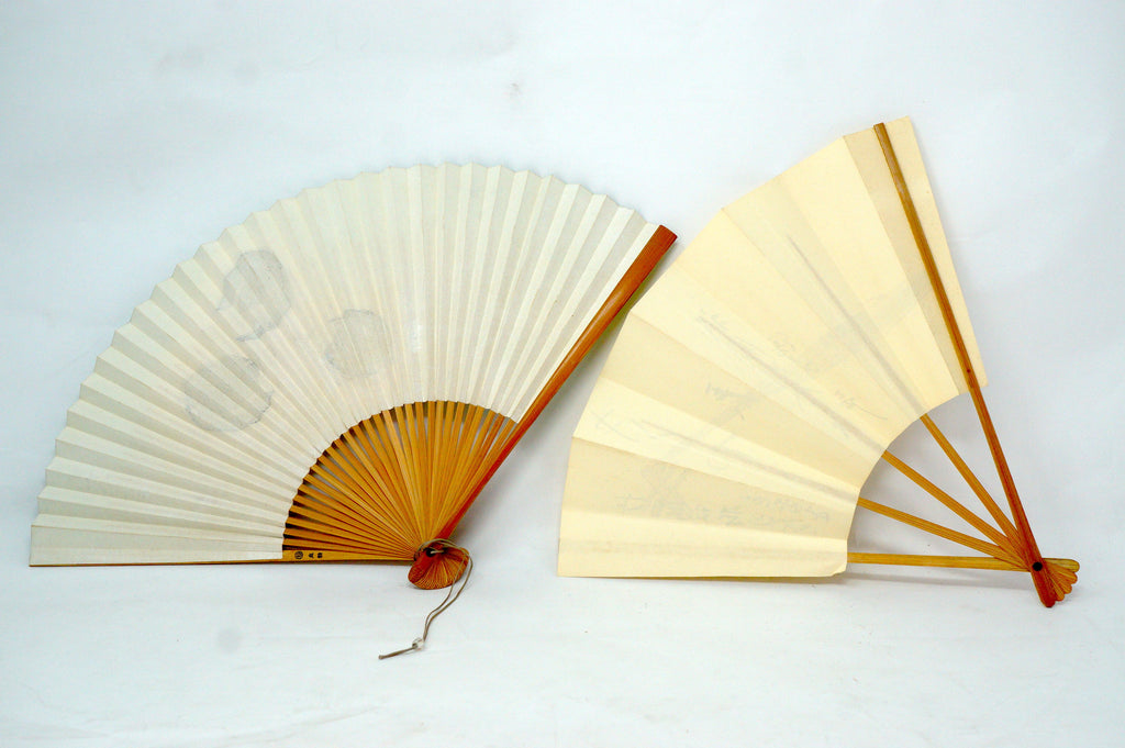 Japanese Sensu Folding Fan Collection x10 Vintage Original 扇子 from Japan 1127D5