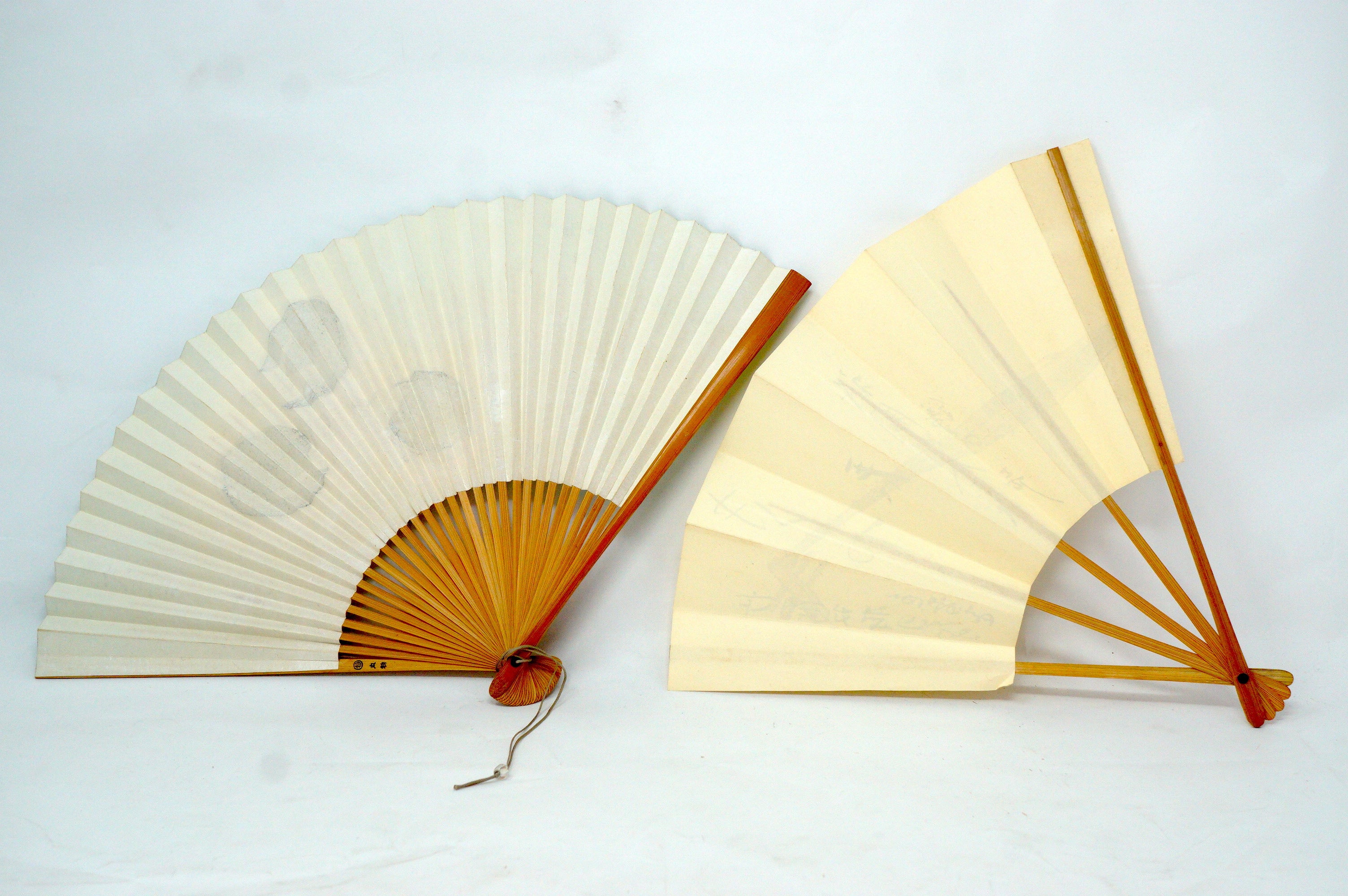 Japanese Sensu Folding Fan Collection x10 Vintage Original 扇子 from Japan 1127D5