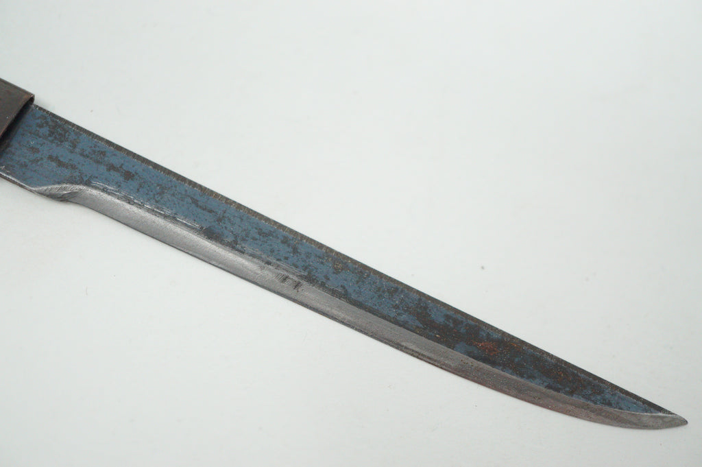 Antikes Wakizashi-Schwert mit Holzklinge und Zubehör 0602D5
