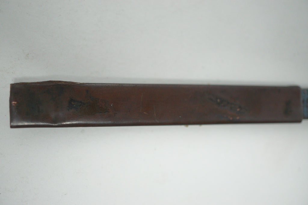 Antikes Wakizashi-Schwert mit Holzklinge und Zubehör 0602D5