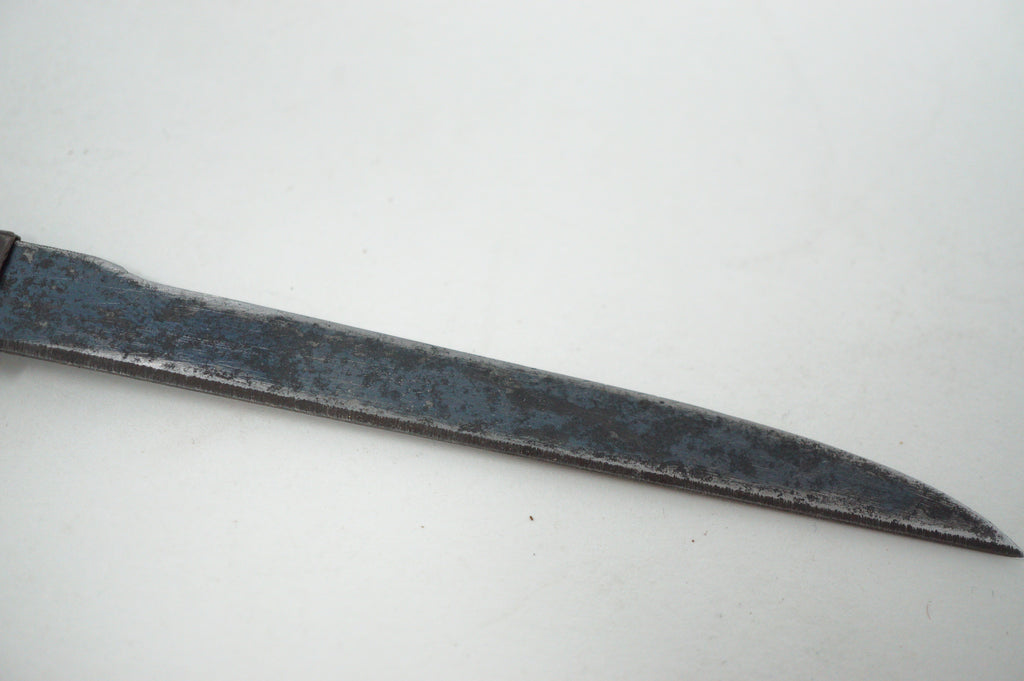 Antikes Wakizashi-Schwert mit Holzklinge und Zubehör 0602D5